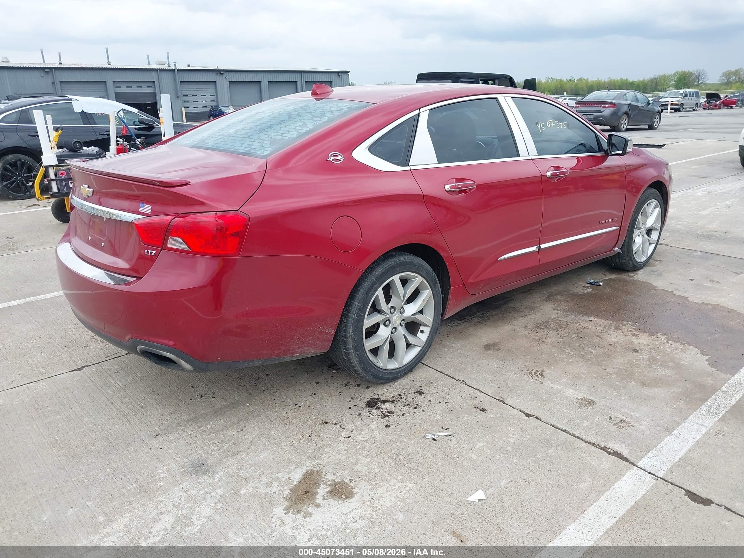 2014 Chevrolet Impala 1lz Красный vin: 1G1145SL0EU131872