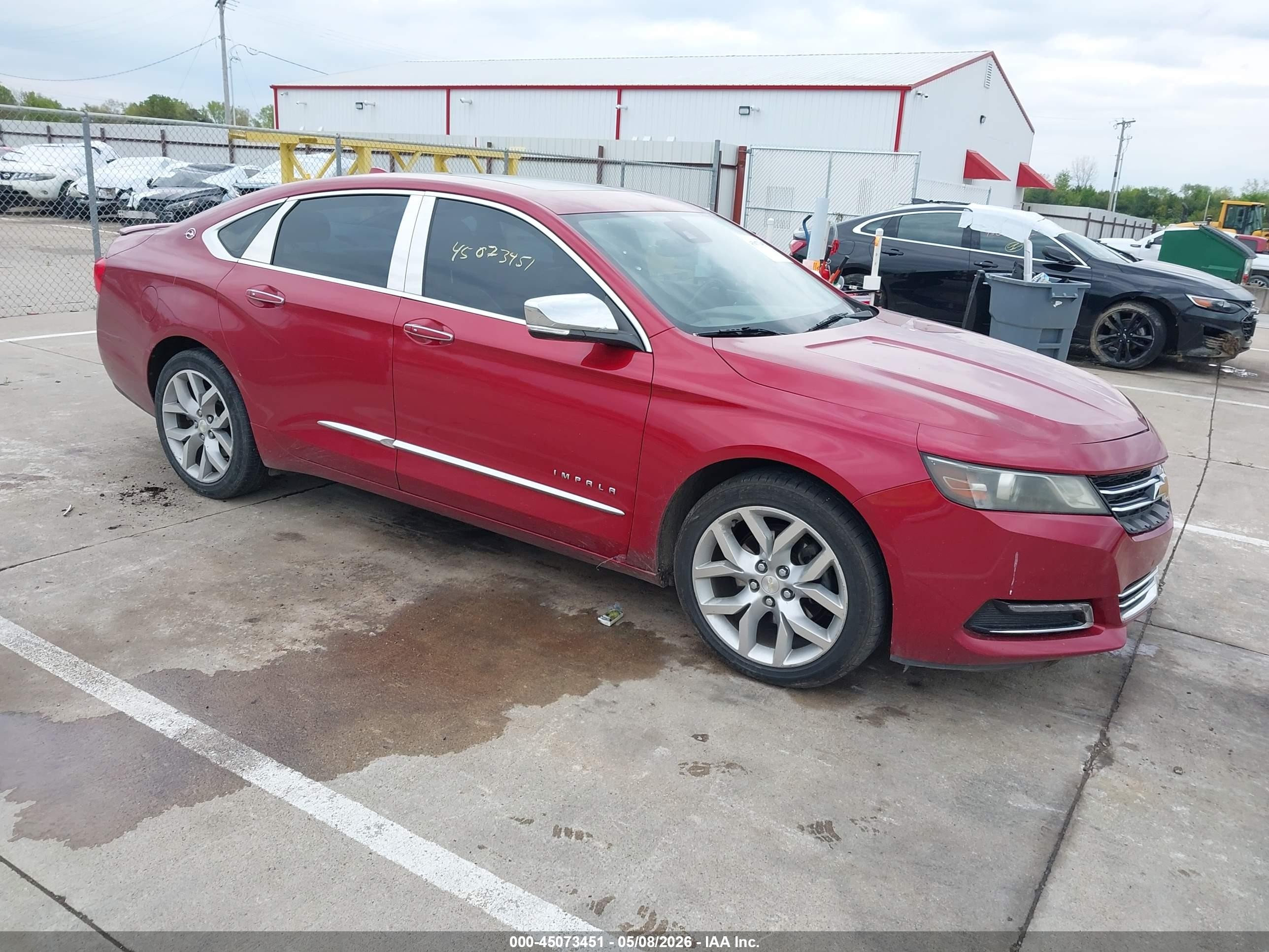 2014 Chevrolet Impala 1lz Red vin: 1G1145SL0EU131872