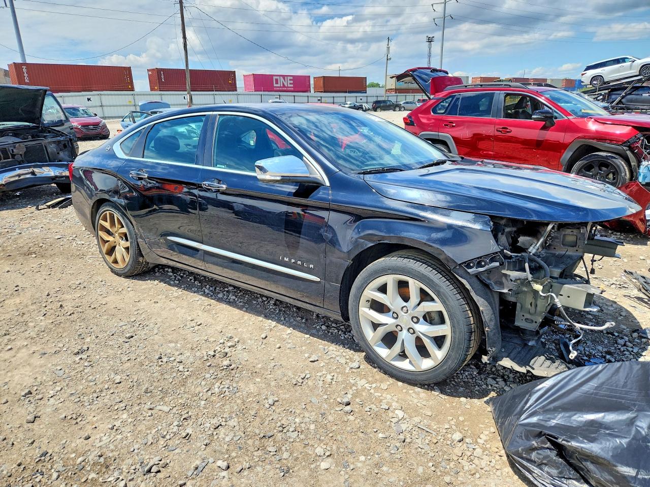 2014 Chevrolet Impala Ltz Black vin: 1G1145SL1EU135087