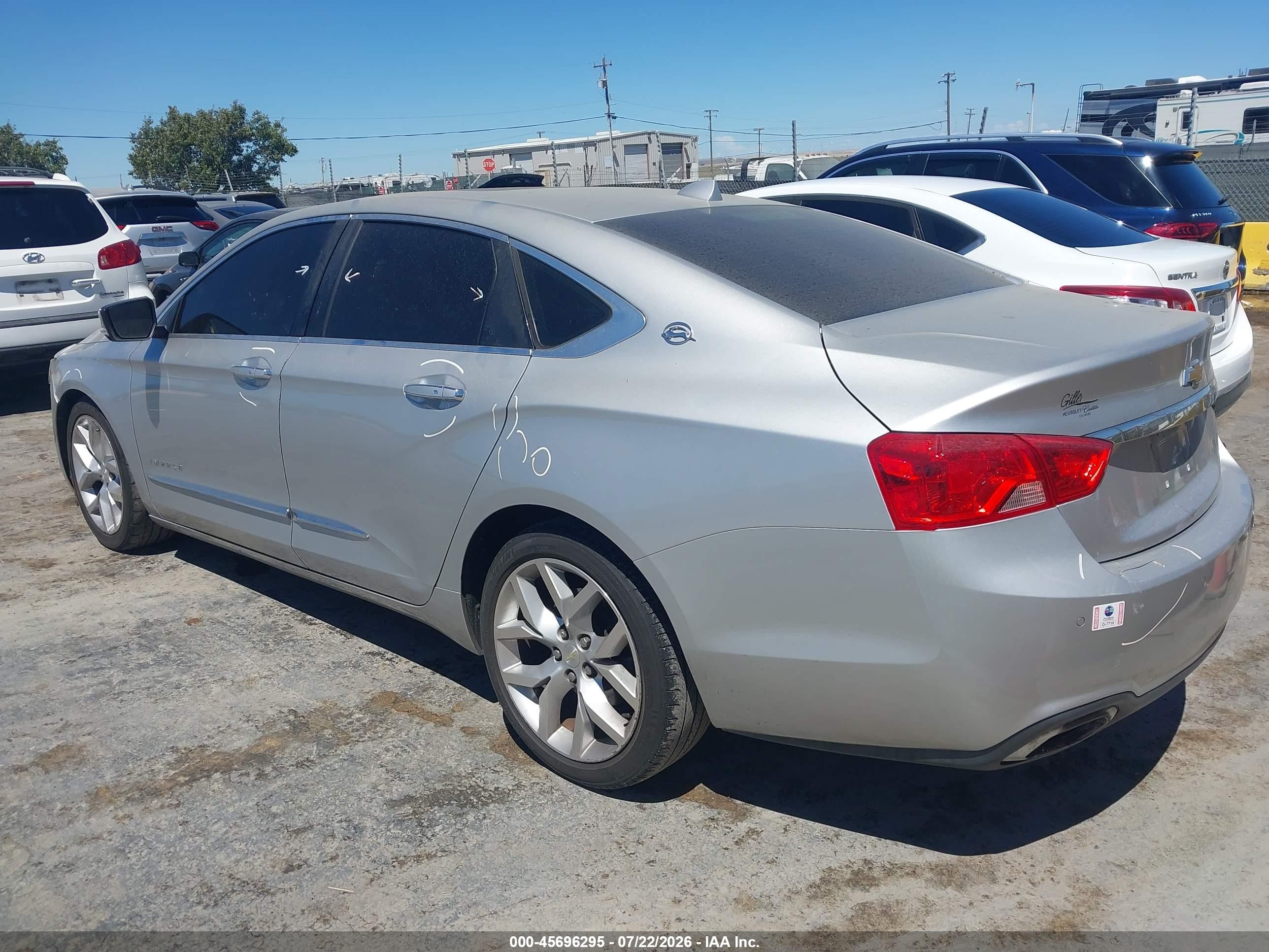 2014 Chevrolet Impala 1lz Серый vin: 1G1145SL3EU125435