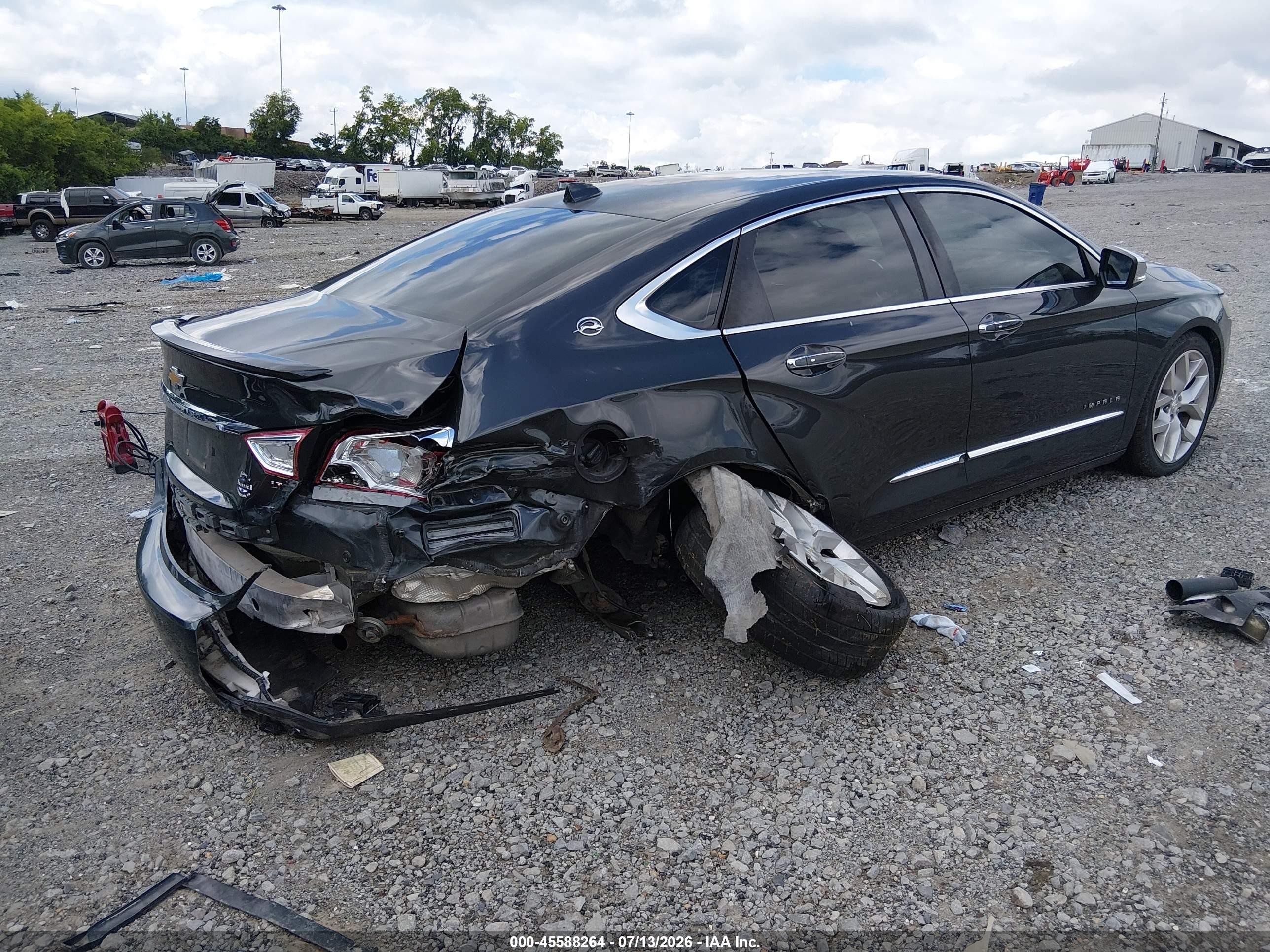 2014 Chevrolet Impala 1lz Gray vin: 1G1145SL7EU114339