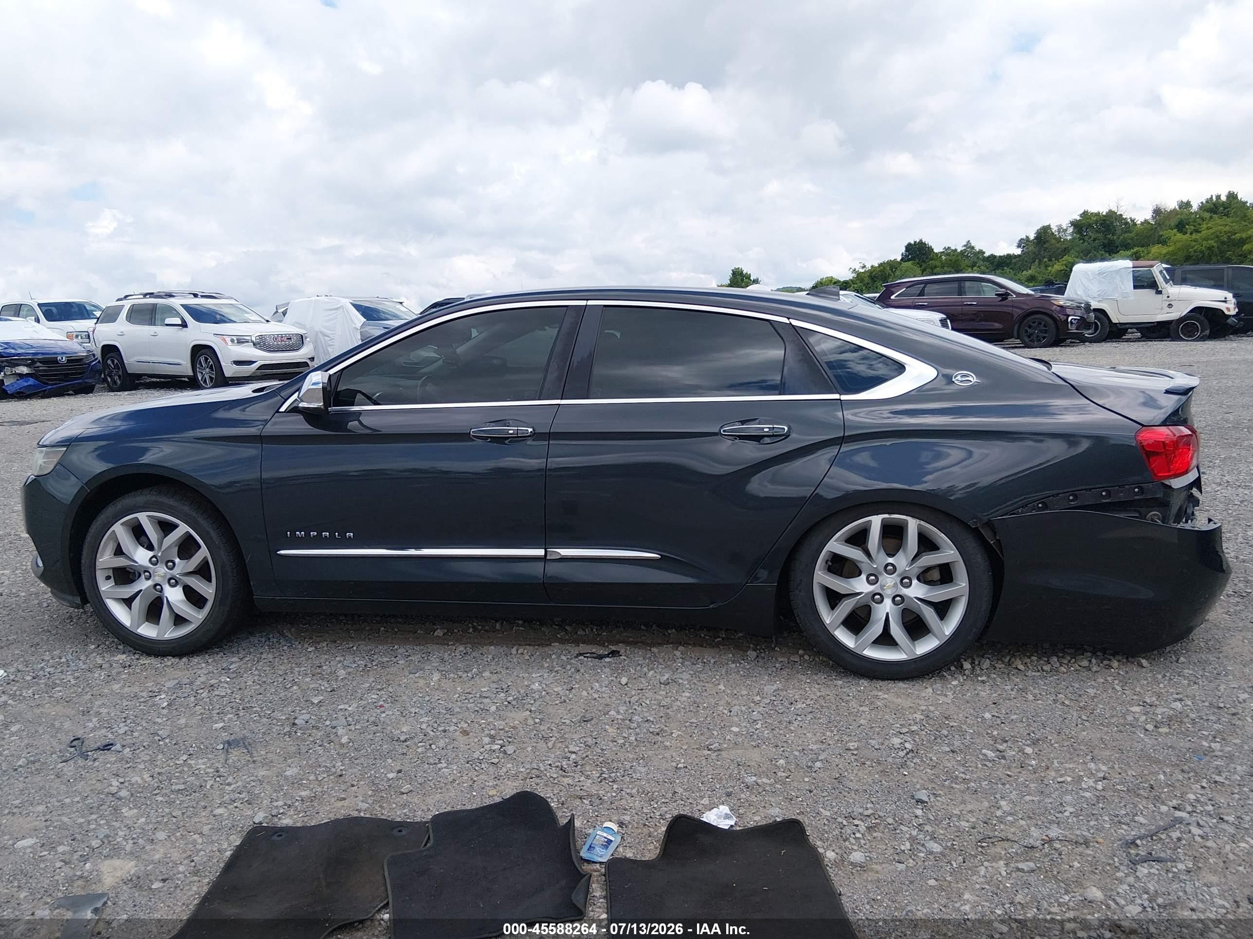 2014 Chevrolet Impala 1lz Gray vin: 1G1145SL7EU114339