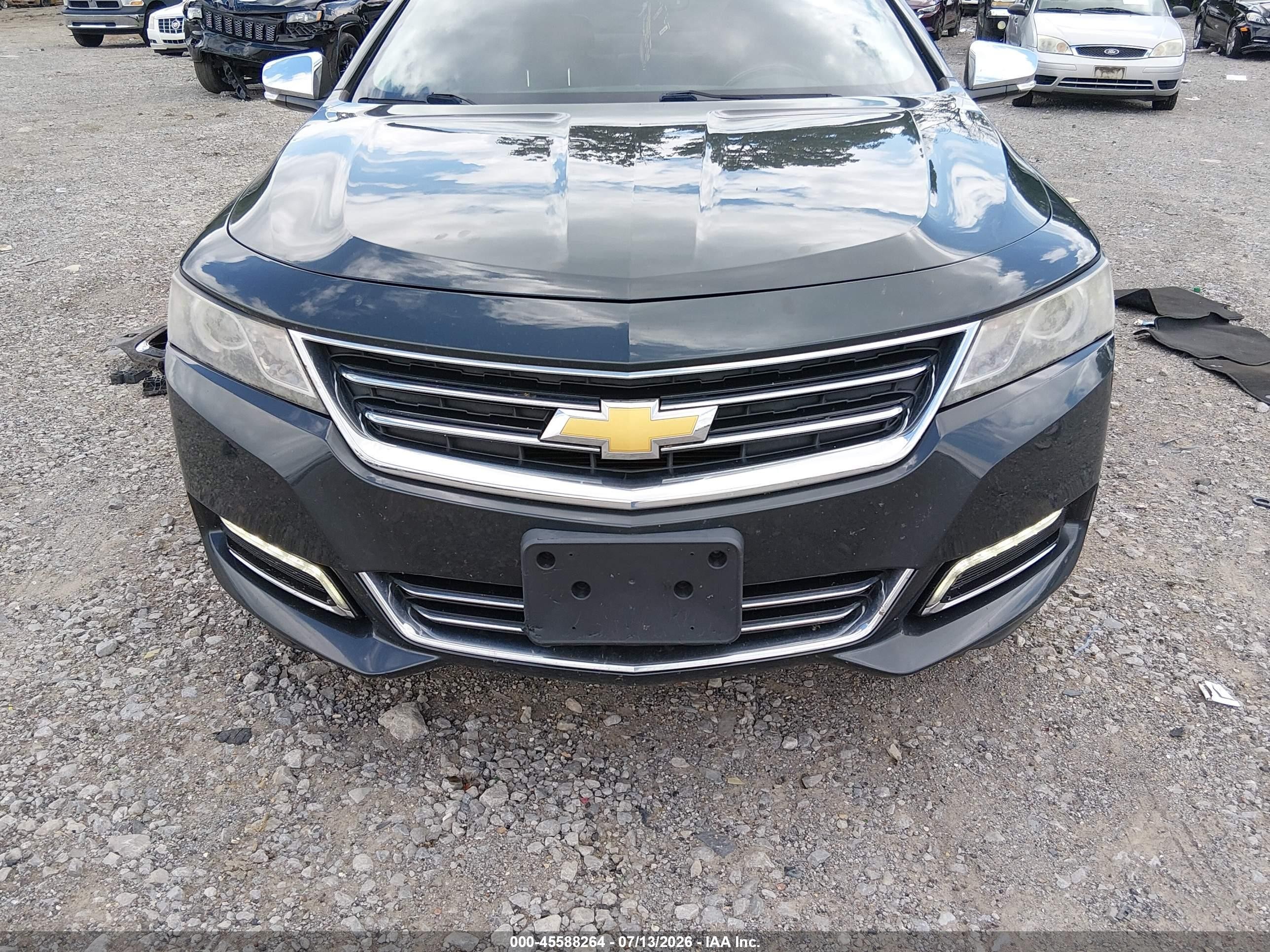 2014 Chevrolet Impala 1lz Gray vin: 1G1145SL7EU114339