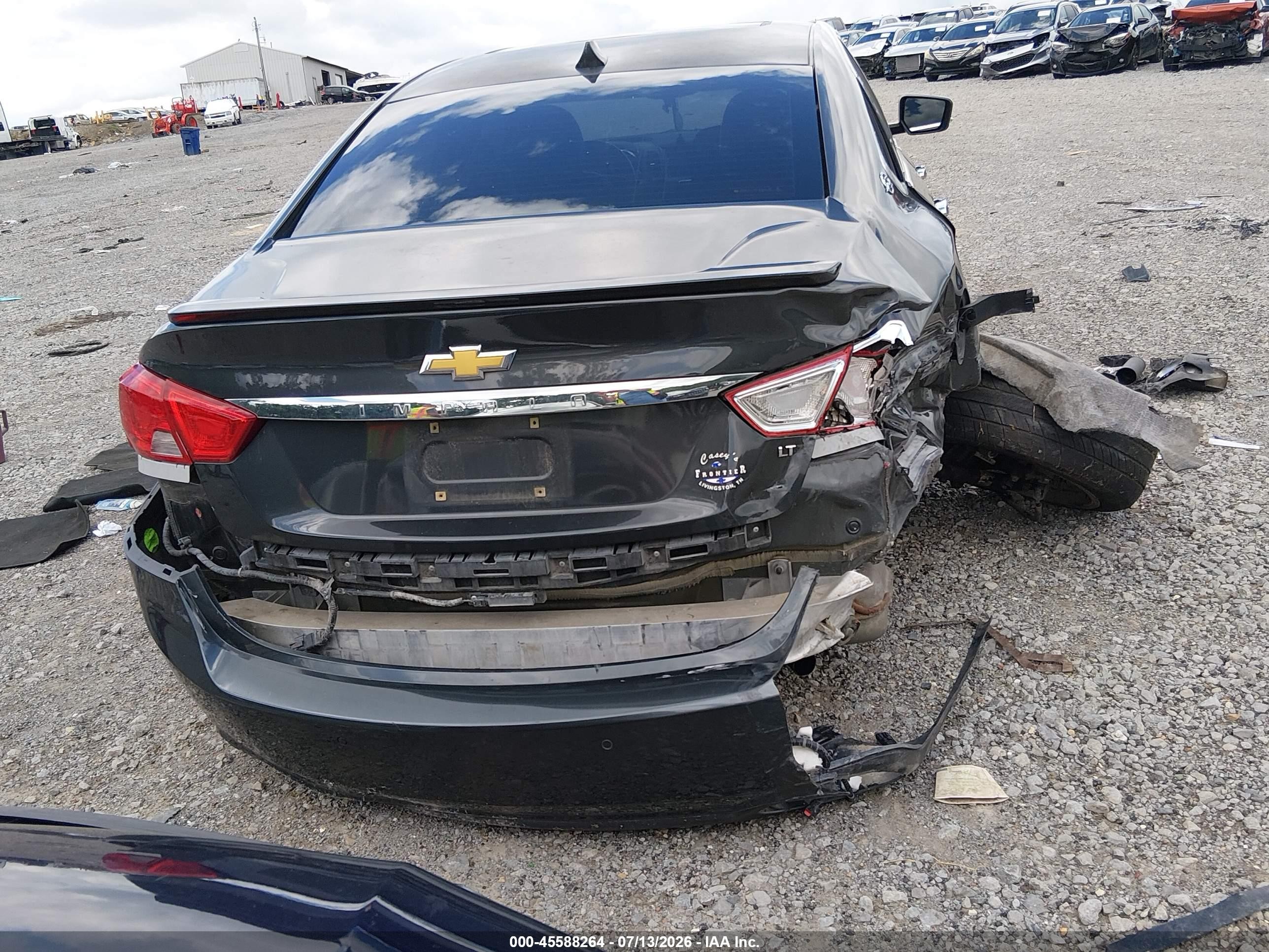 2014 Chevrolet Impala 1lz Gray vin: 1G1145SL7EU114339