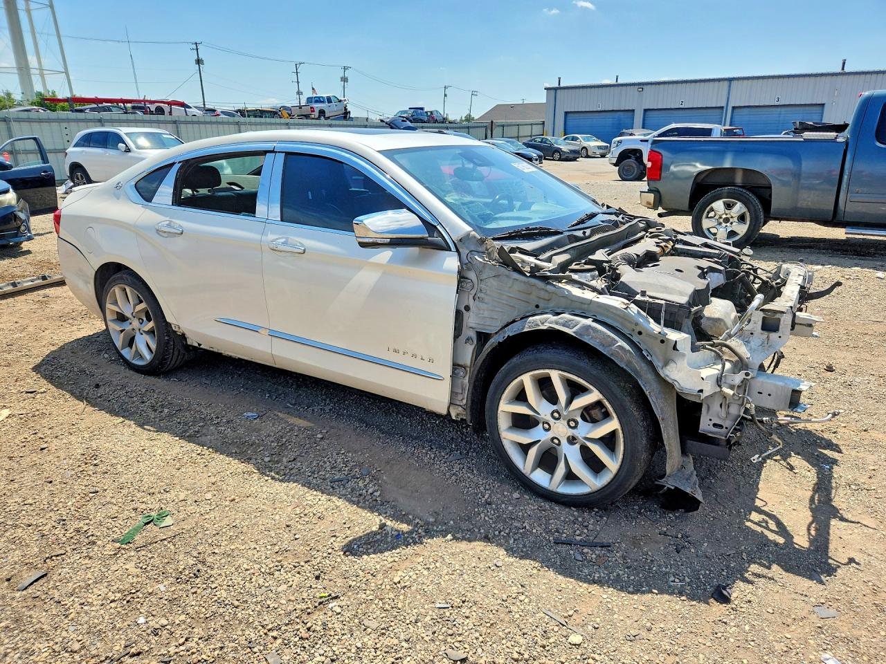 2014 Chevrolet Impala Ltz White vin: 1G1145SL8EU104547