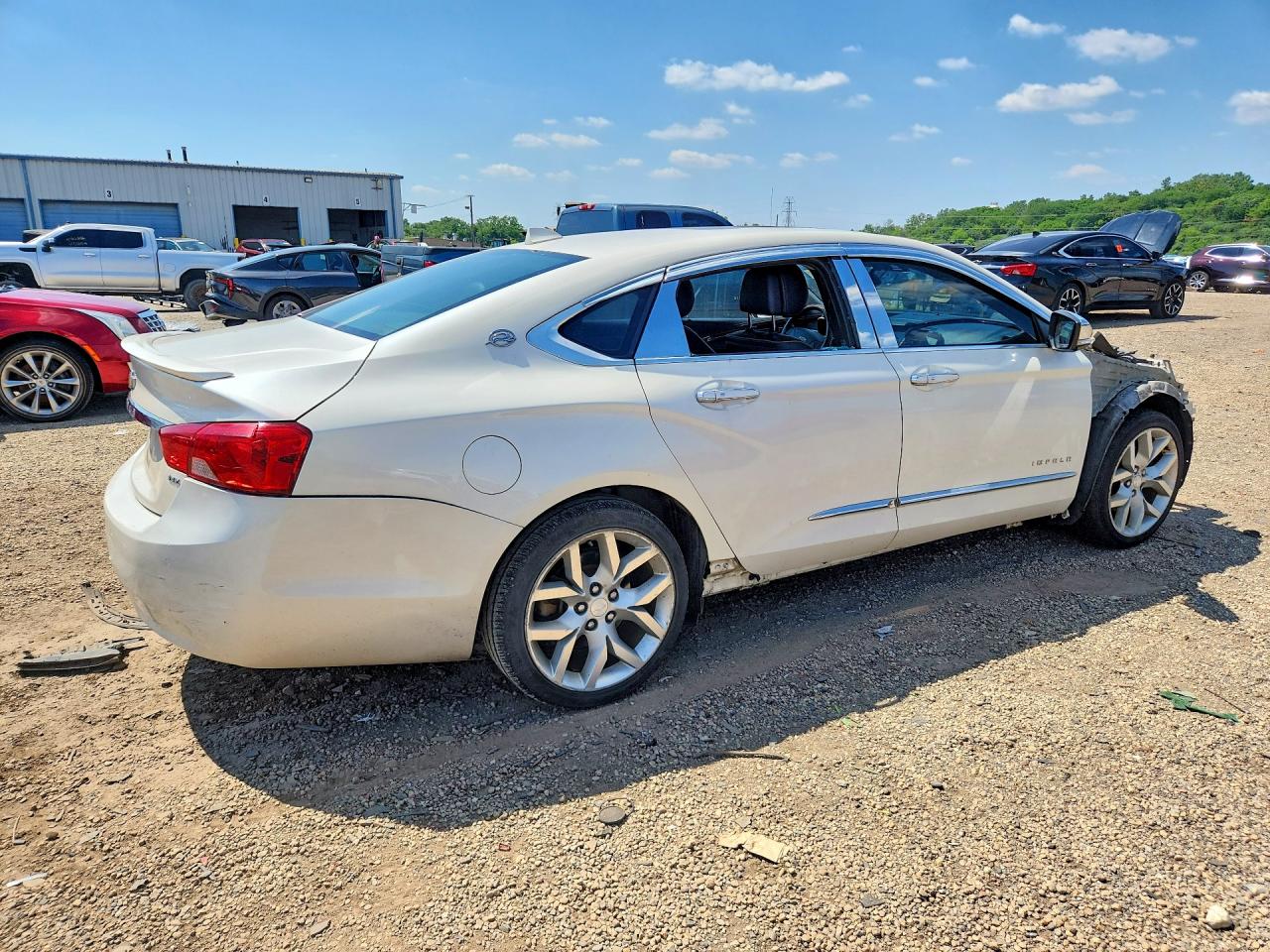 2014 Chevrolet Impala Ltz White vin: 1G1145SL8EU104547