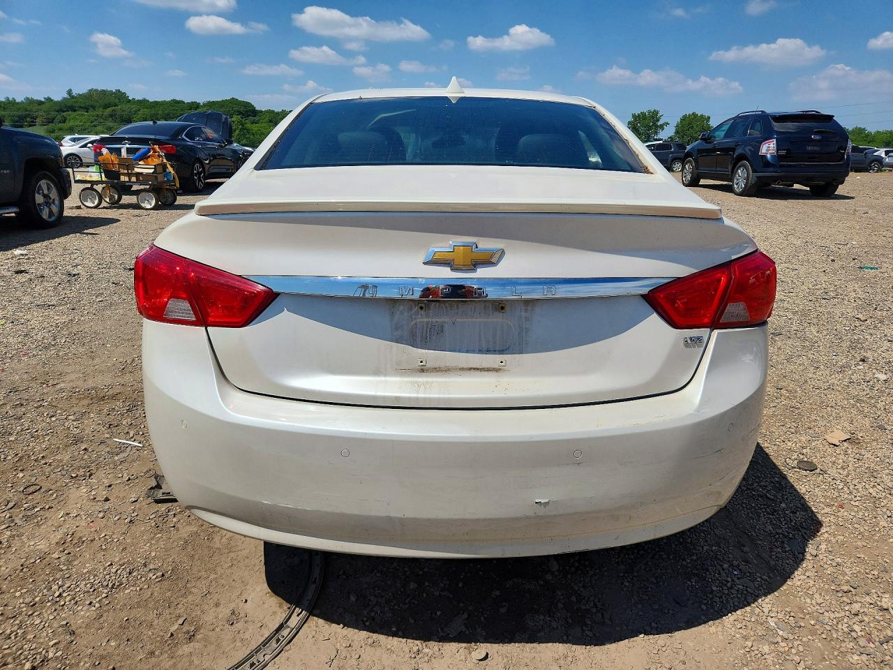 2014 Chevrolet Impala Ltz White vin: 1G1145SL8EU104547