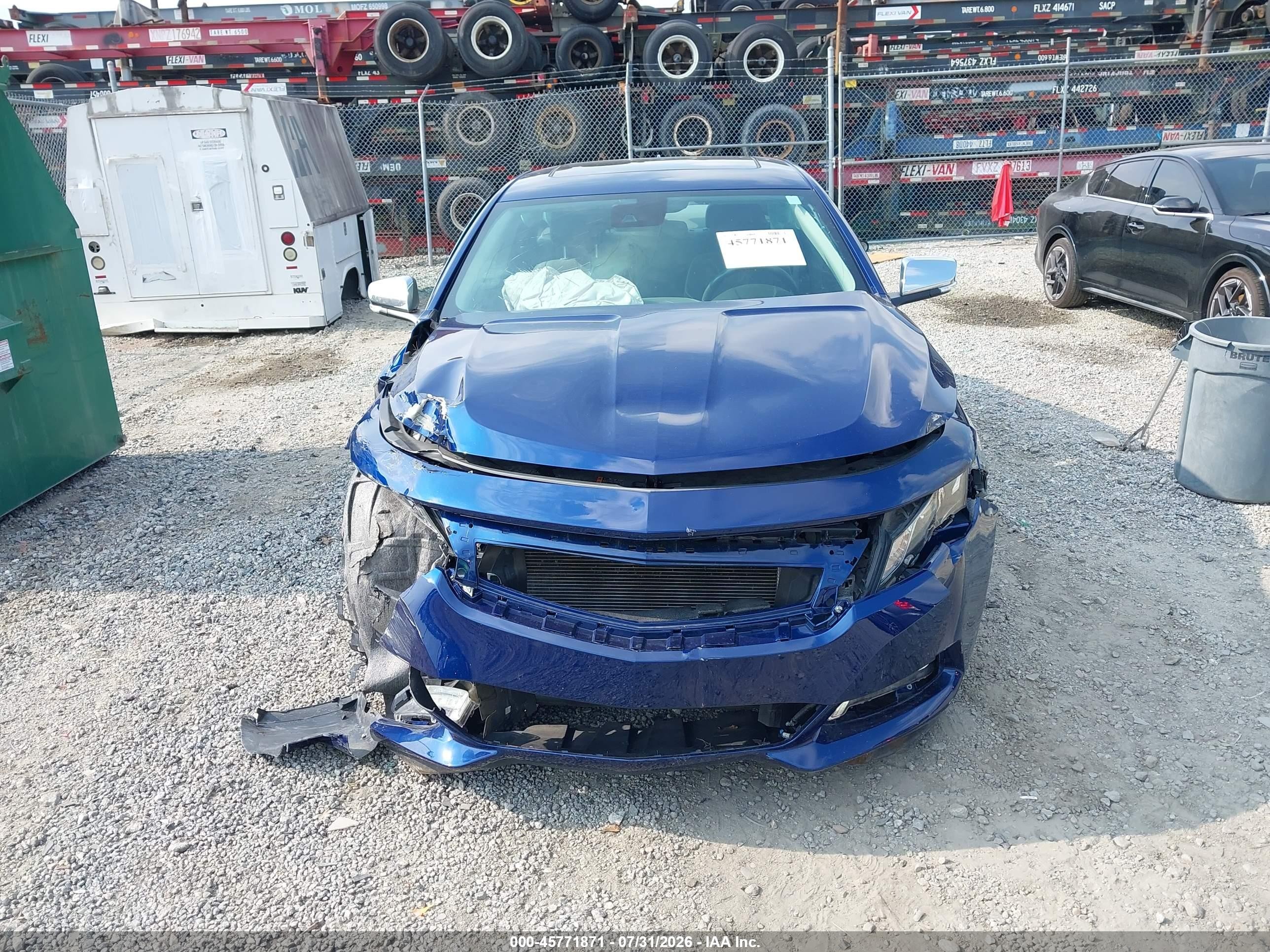 2014 Chevrolet Impala 2lz Blue vin: 1G1155S32EU147536