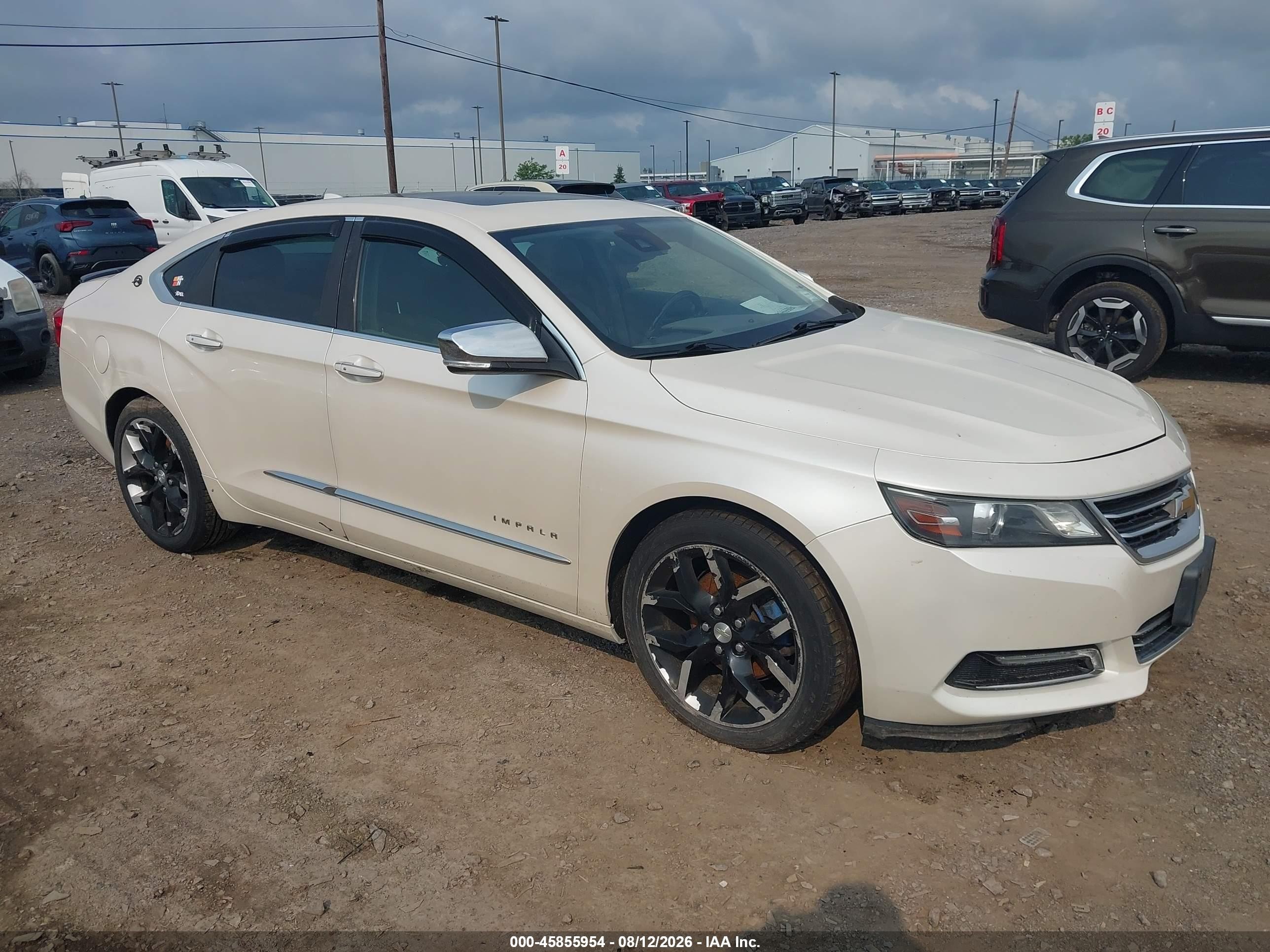 2014 Chevrolet Impala 2lz White vin: 1G1155S32EU149741