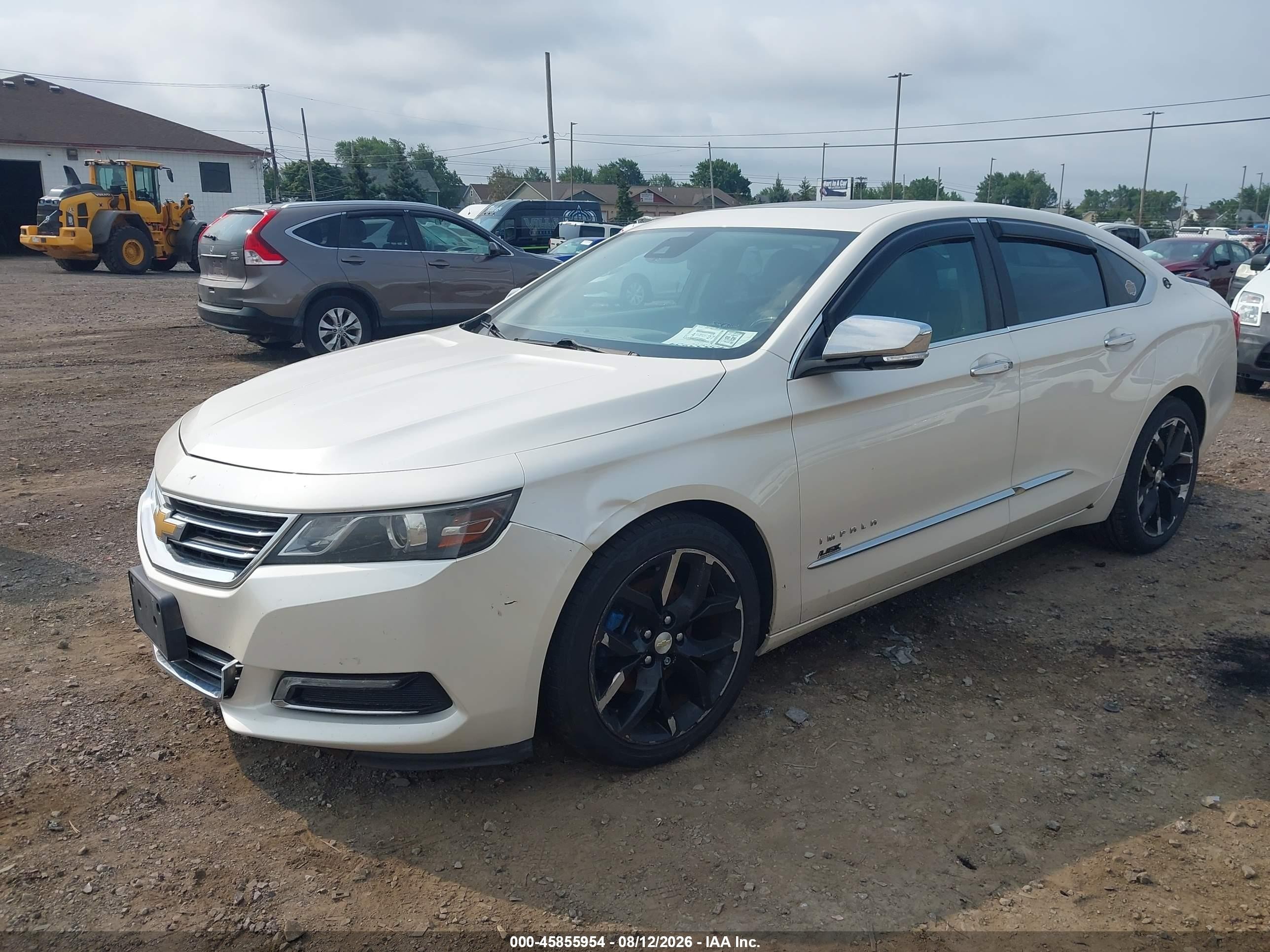 2014 Chevrolet Impala 2lz White vin: 1G1155S32EU149741