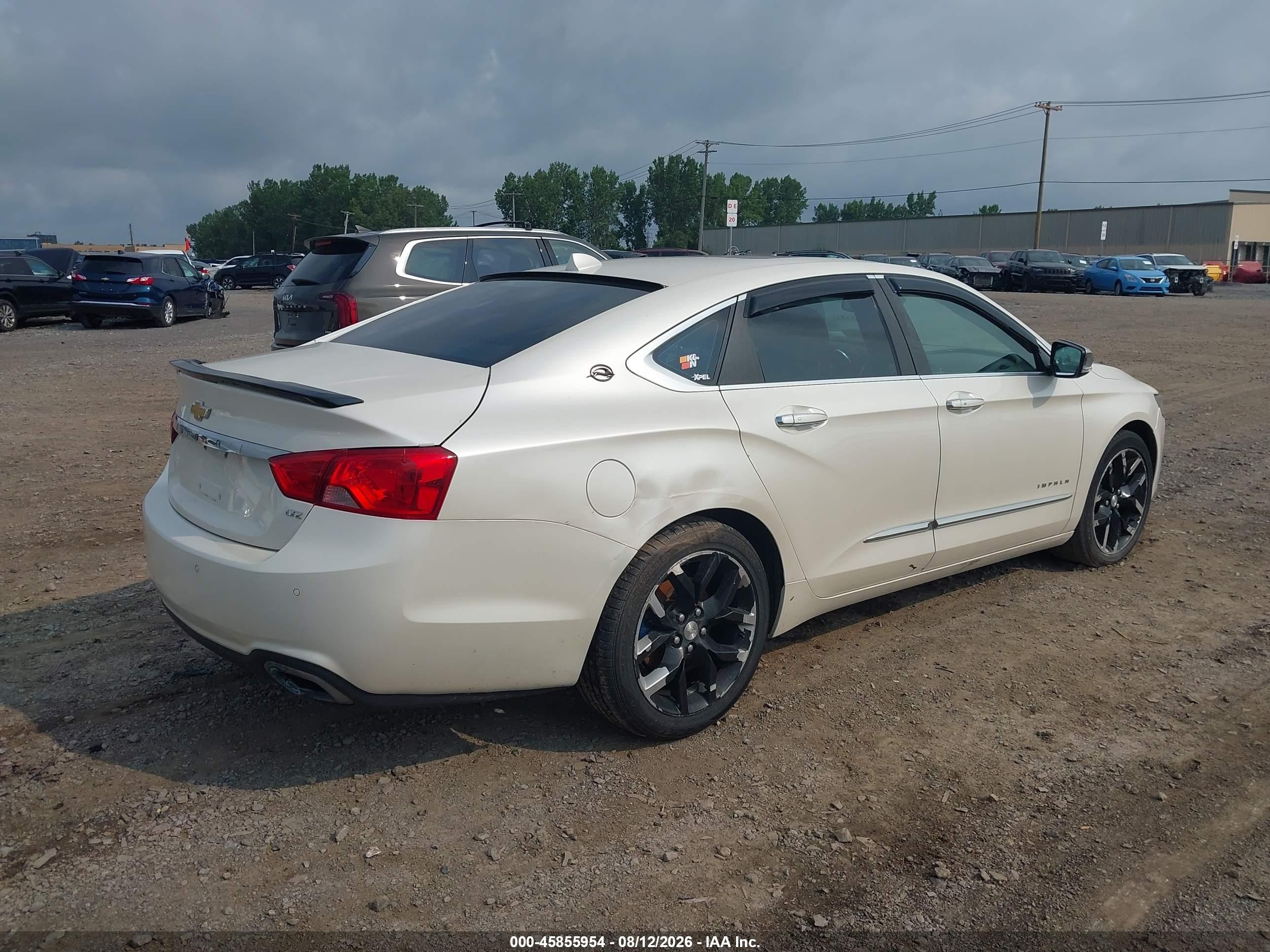 2014 Chevrolet Impala 2lz White vin: 1G1155S32EU149741