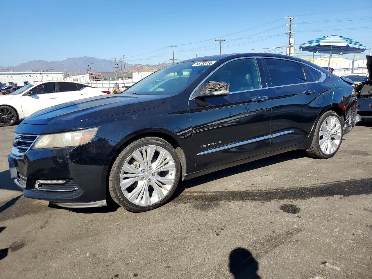 2014 Chevrolet Impala Ltz Black vin: 1G1155S33EU130115