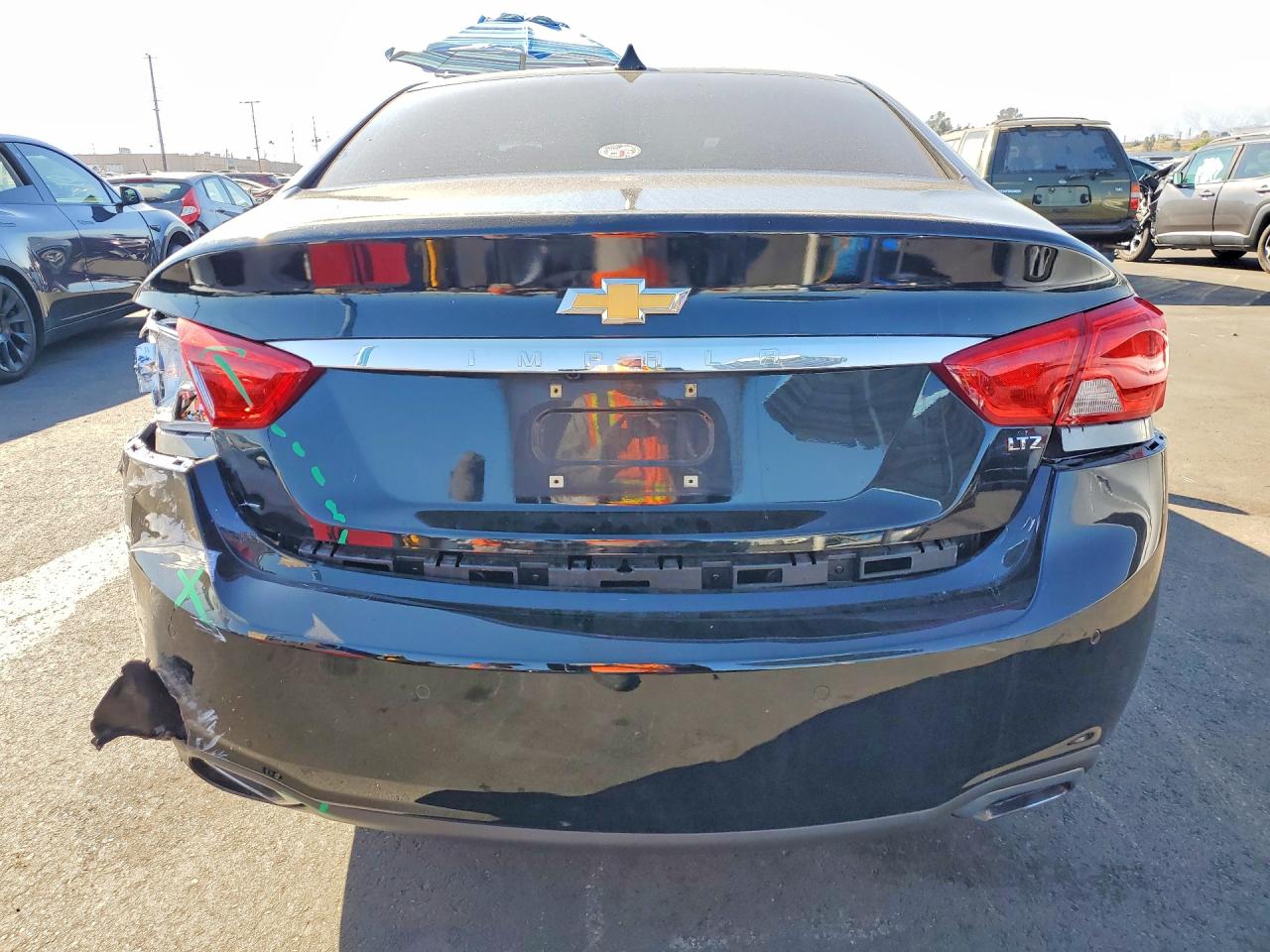 2014 Chevrolet Impala Ltz Black vin: 1G1155S33EU130115