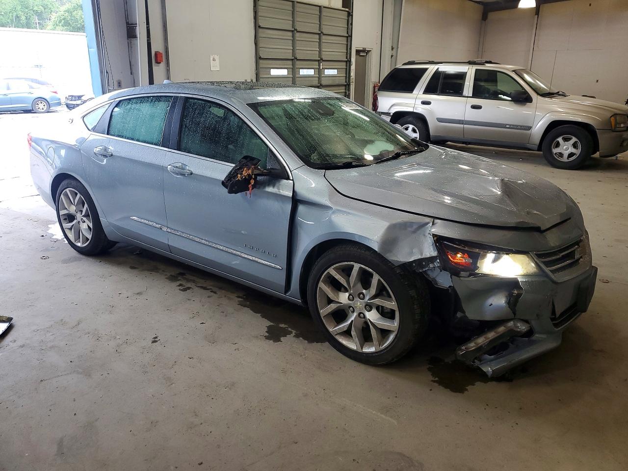 2014 Chevrolet Impala Ltz Blue vin: 1G1155S34EU113971