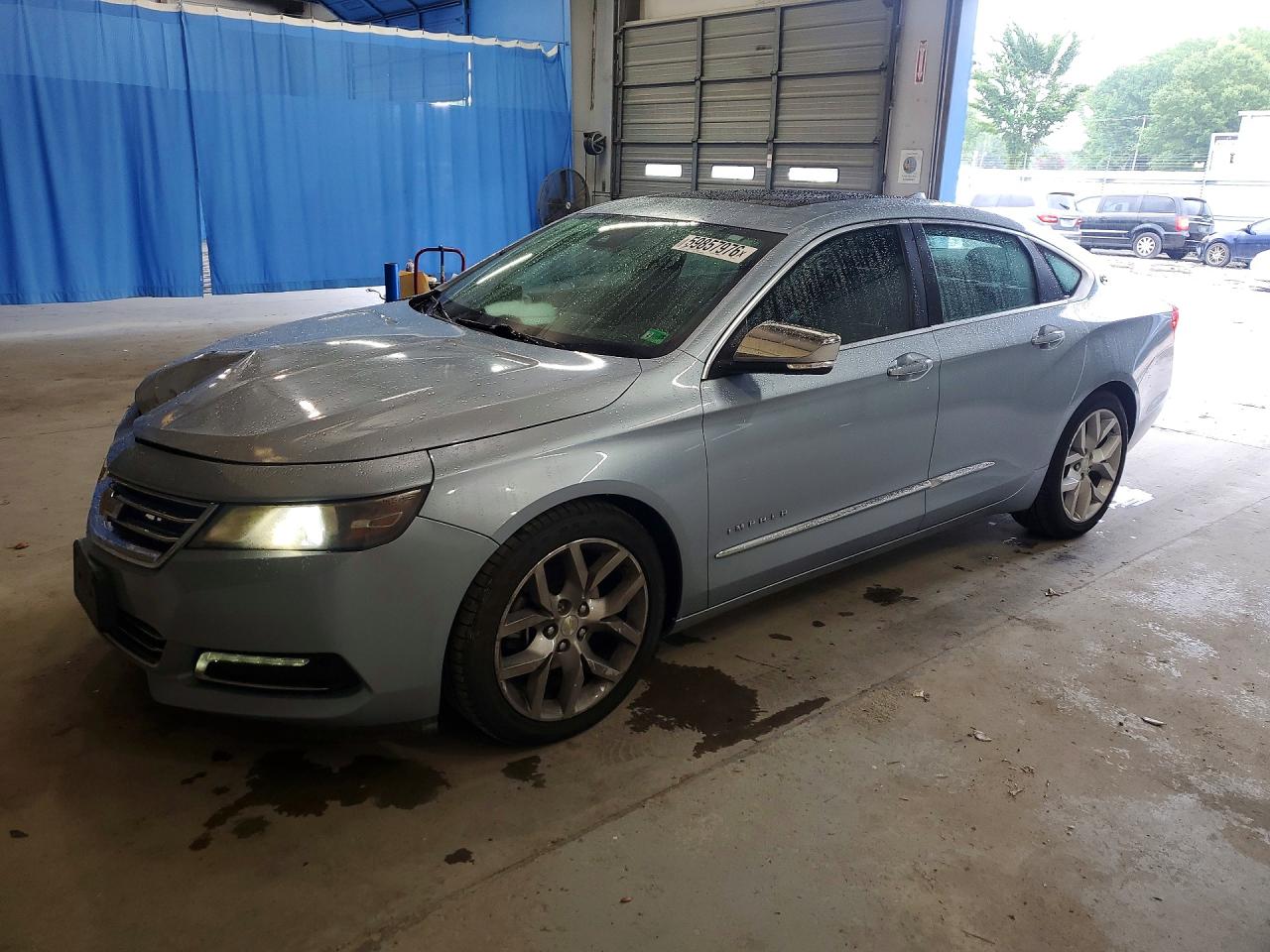 2014 Chevrolet Impala Ltz Blue vin: 1G1155S34EU113971