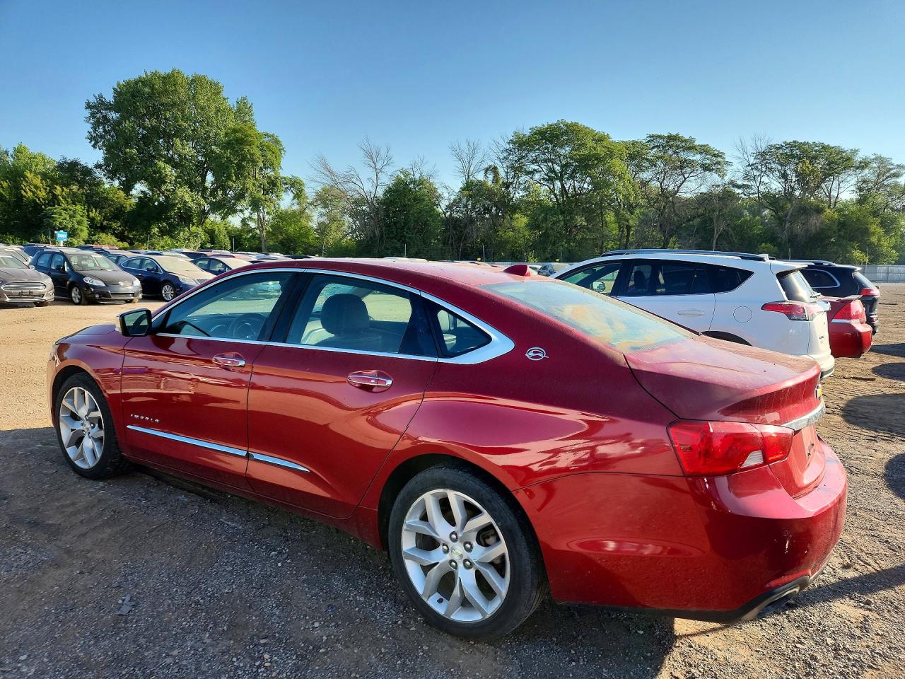 2014 Chevrolet Impala Ltz Red vin: 1G1155S34EU115087
