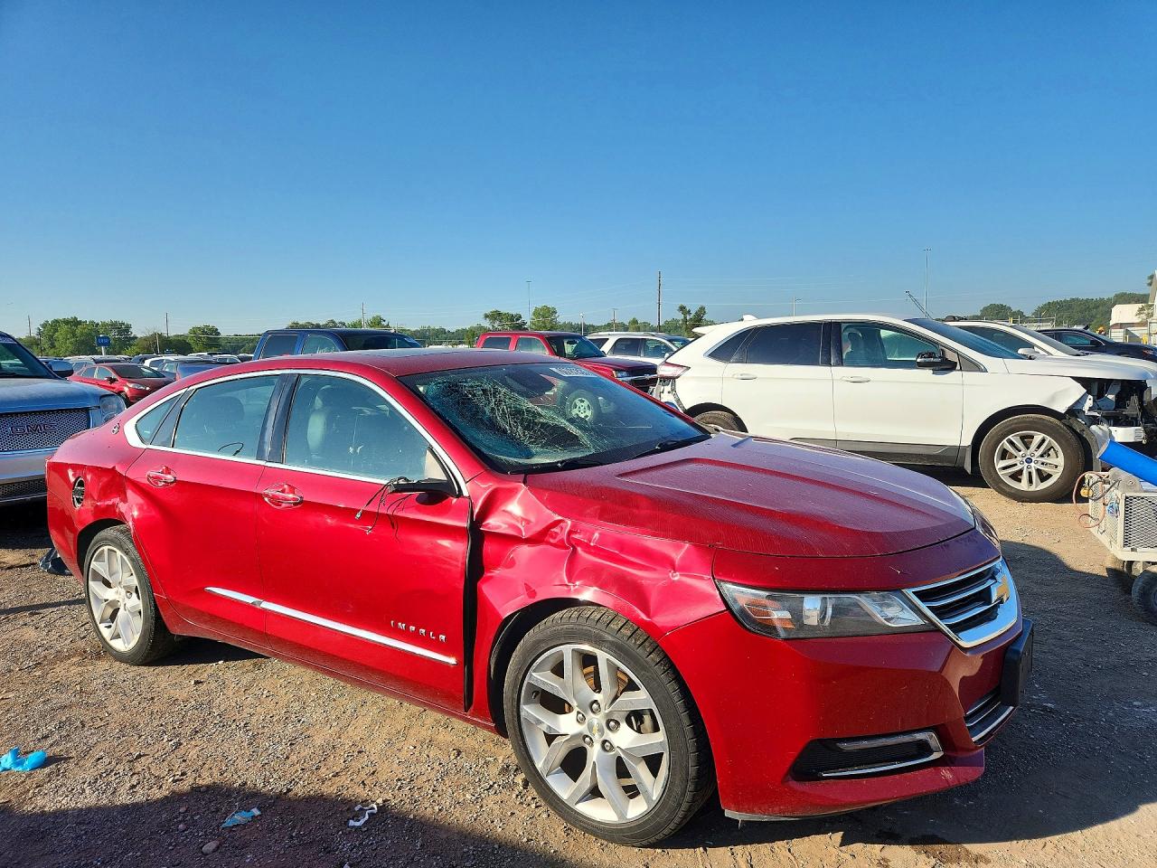 2014 Chevrolet Impala Ltz Red vin: 1G1155S34EU115087