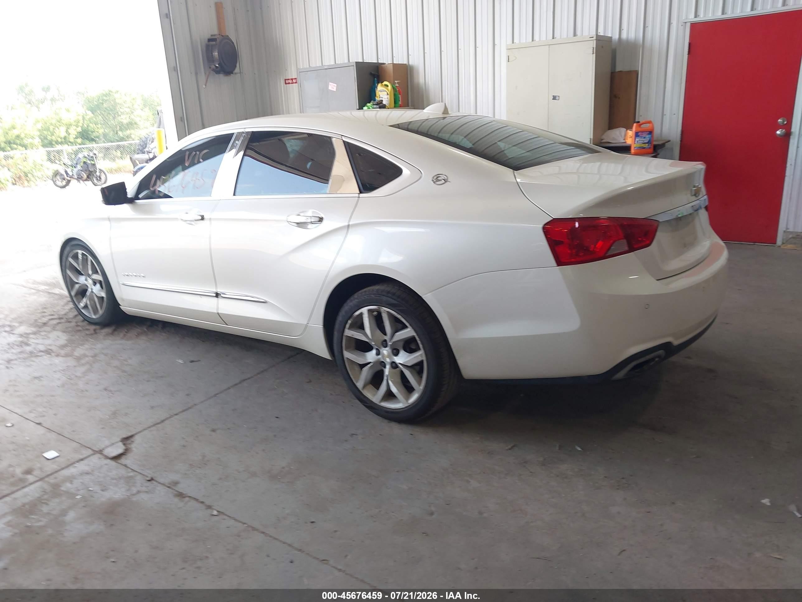 2014 Chevrolet Impala 2lz White vin: 1G1155S34EU127417