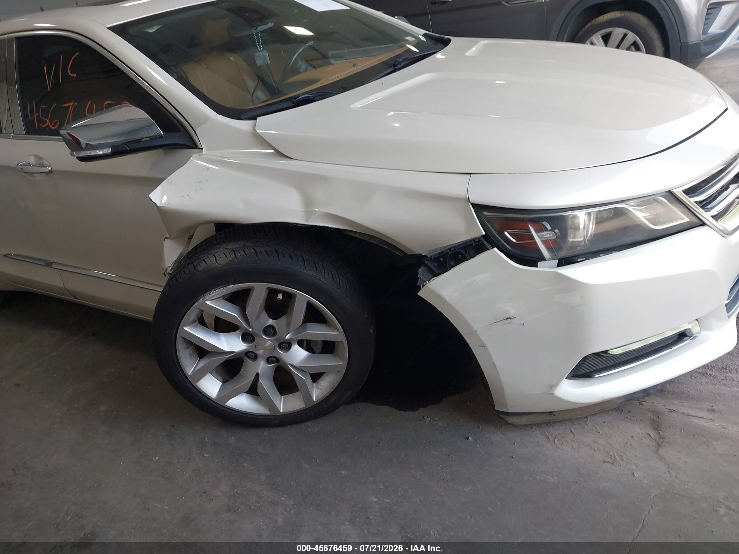 2014 Chevrolet Impala 2lz White vin: 1G1155S34EU127417