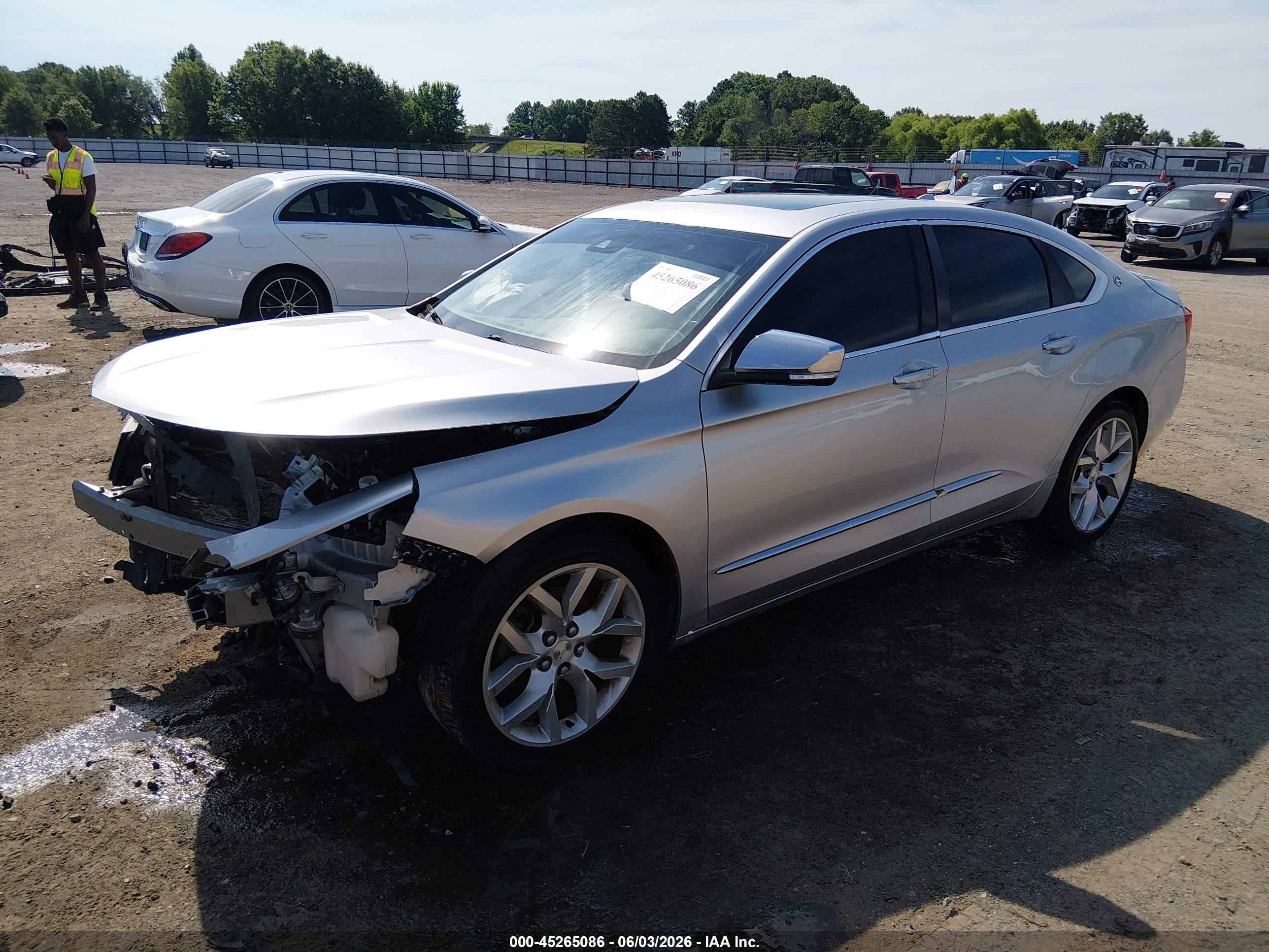 2014 Chevrolet Impala 2lz Silver vin: 1G1155S34EU139535