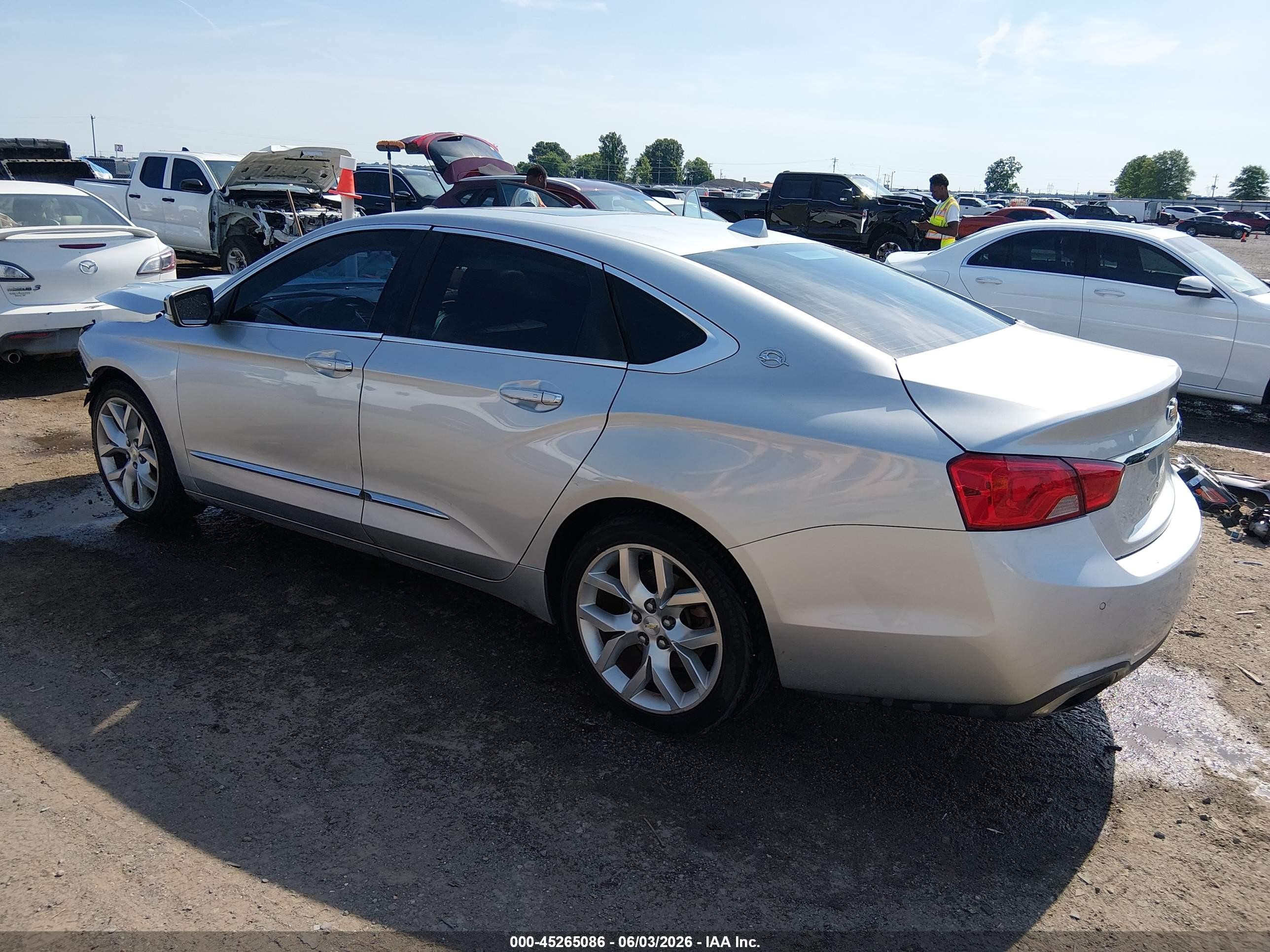 2014 Chevrolet Impala 2lz Silver vin: 1G1155S34EU139535