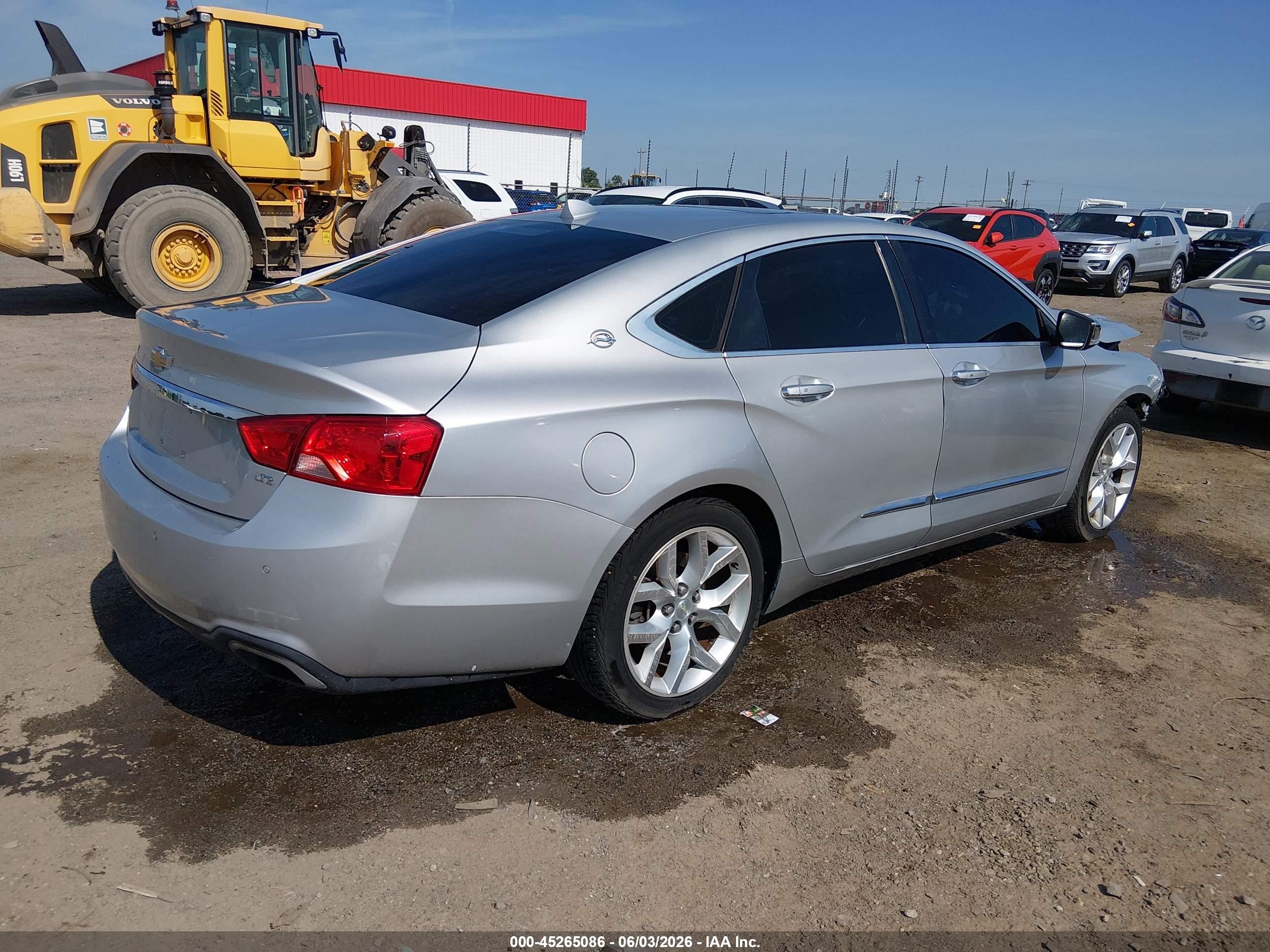 2014 Chevrolet Impala 2lz Silver vin: 1G1155S34EU139535