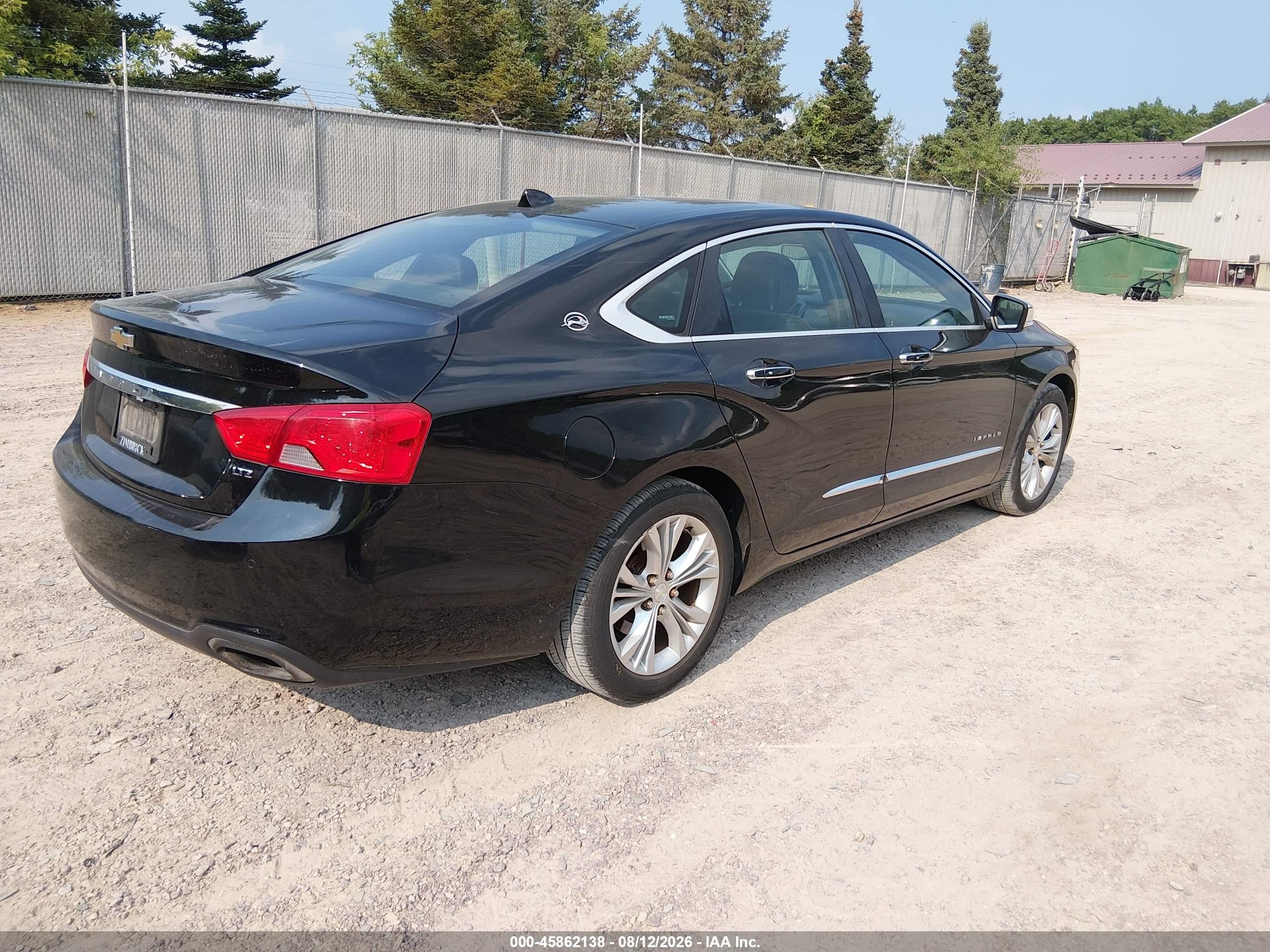 2014 Chevrolet Impala 2lz Black vin: 1G1155S35EU111159