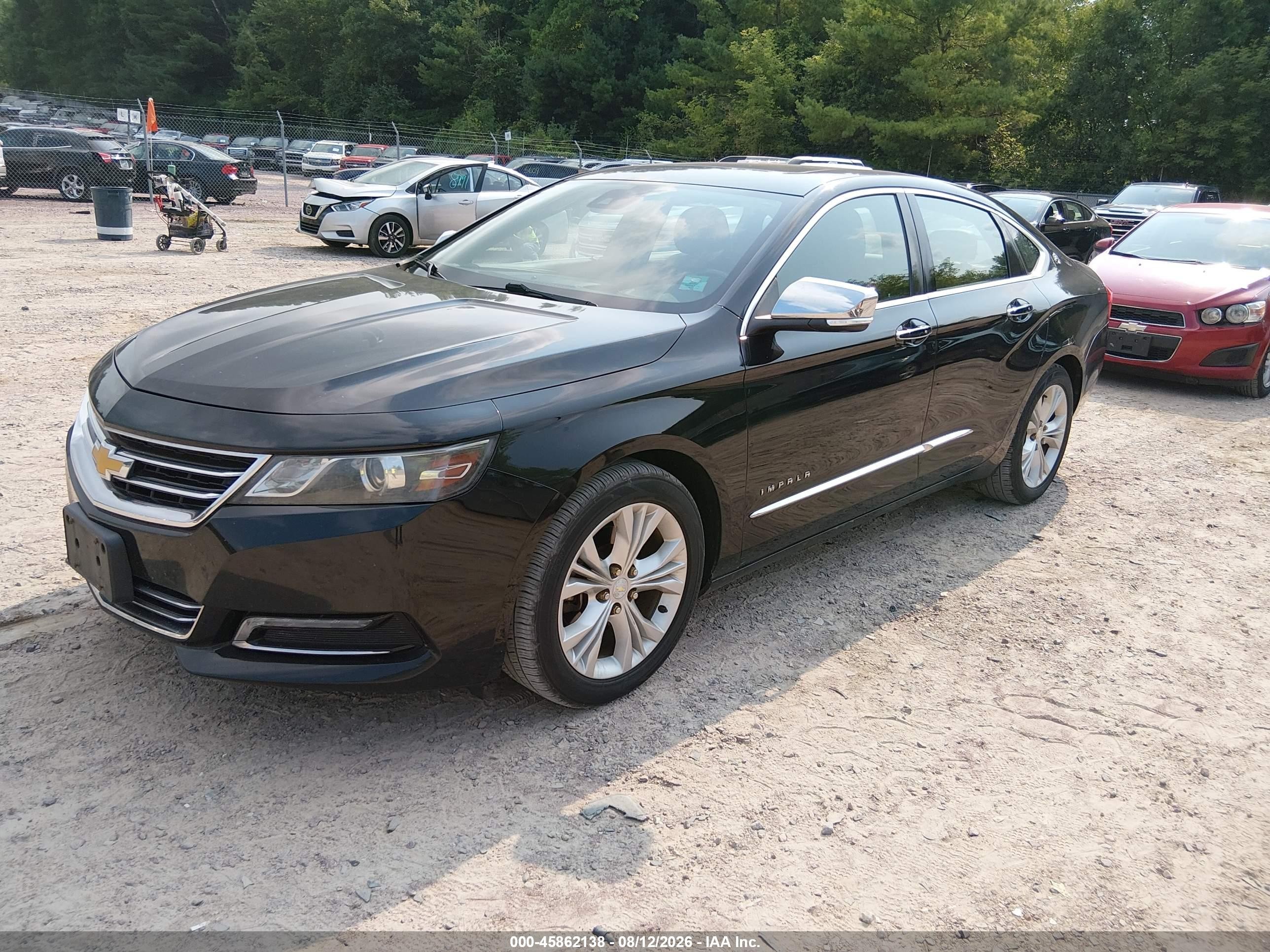 2014 Chevrolet Impala 2lz Black vin: 1G1155S35EU111159
