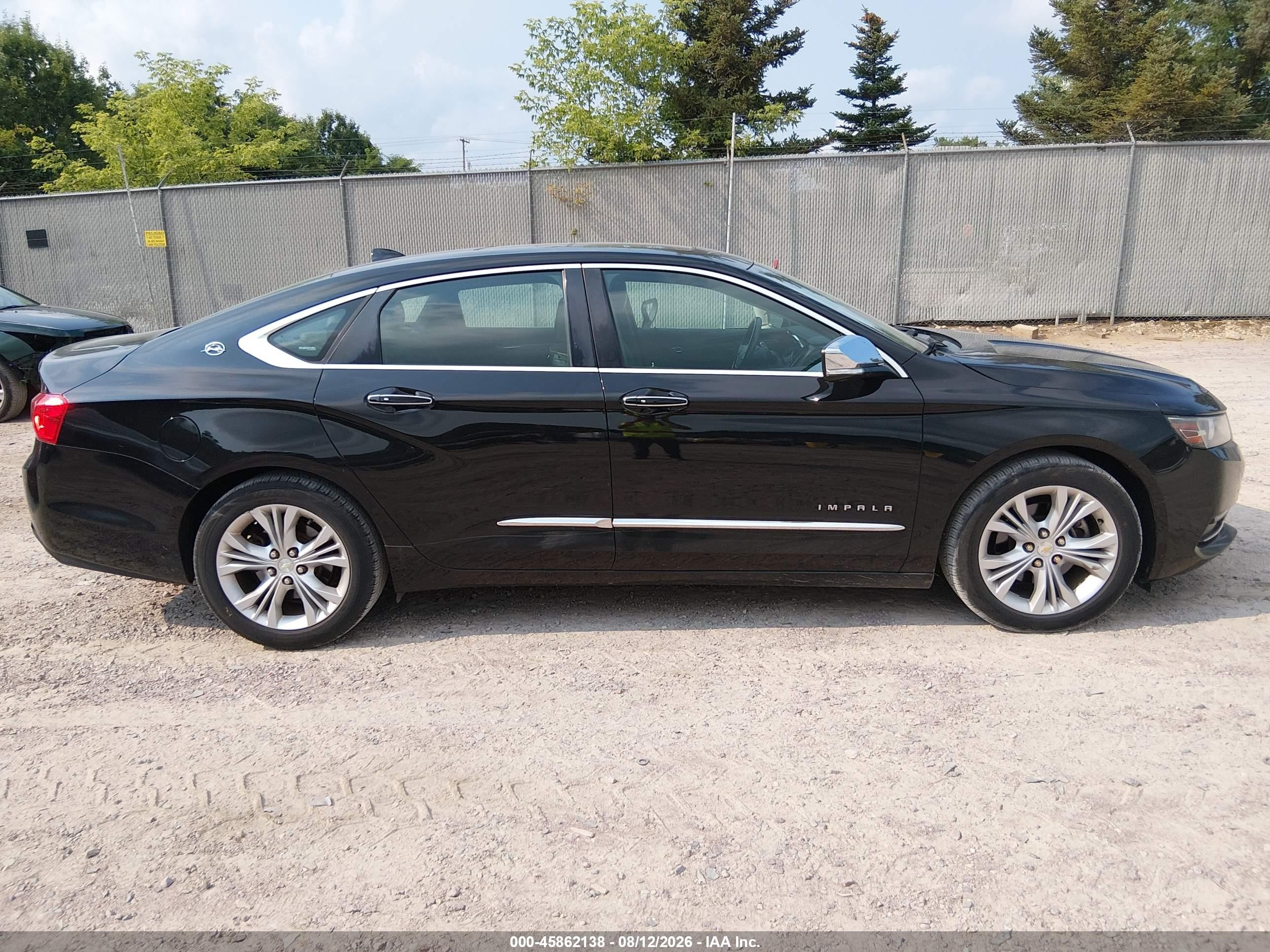 2014 Chevrolet Impala 2lz Black vin: 1G1155S35EU111159
