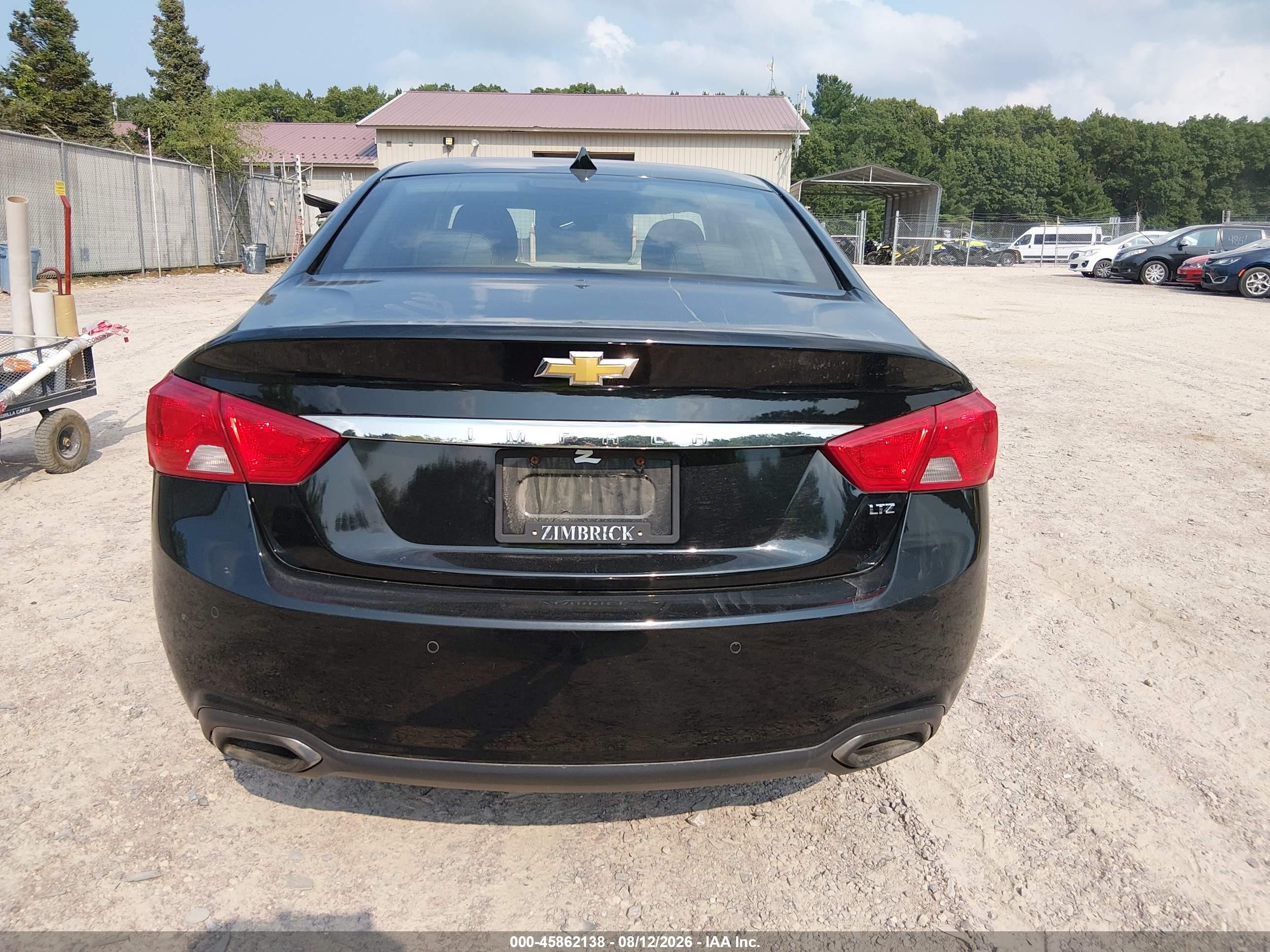 2014 Chevrolet Impala 2lz Black vin: 1G1155S35EU111159