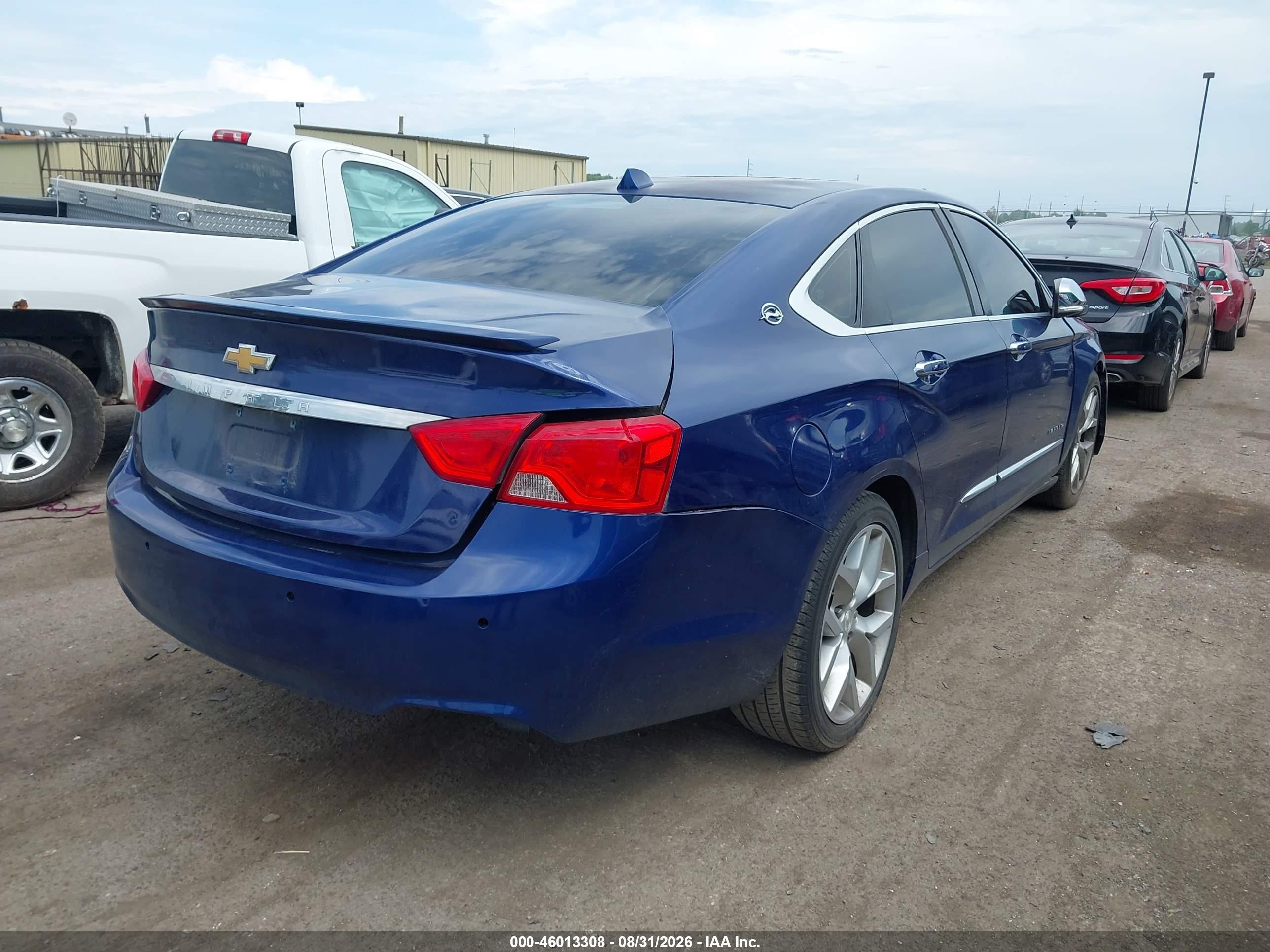 2014 Chevrolet Impala 2lz Синий vin: 1G1155S35EU168607
