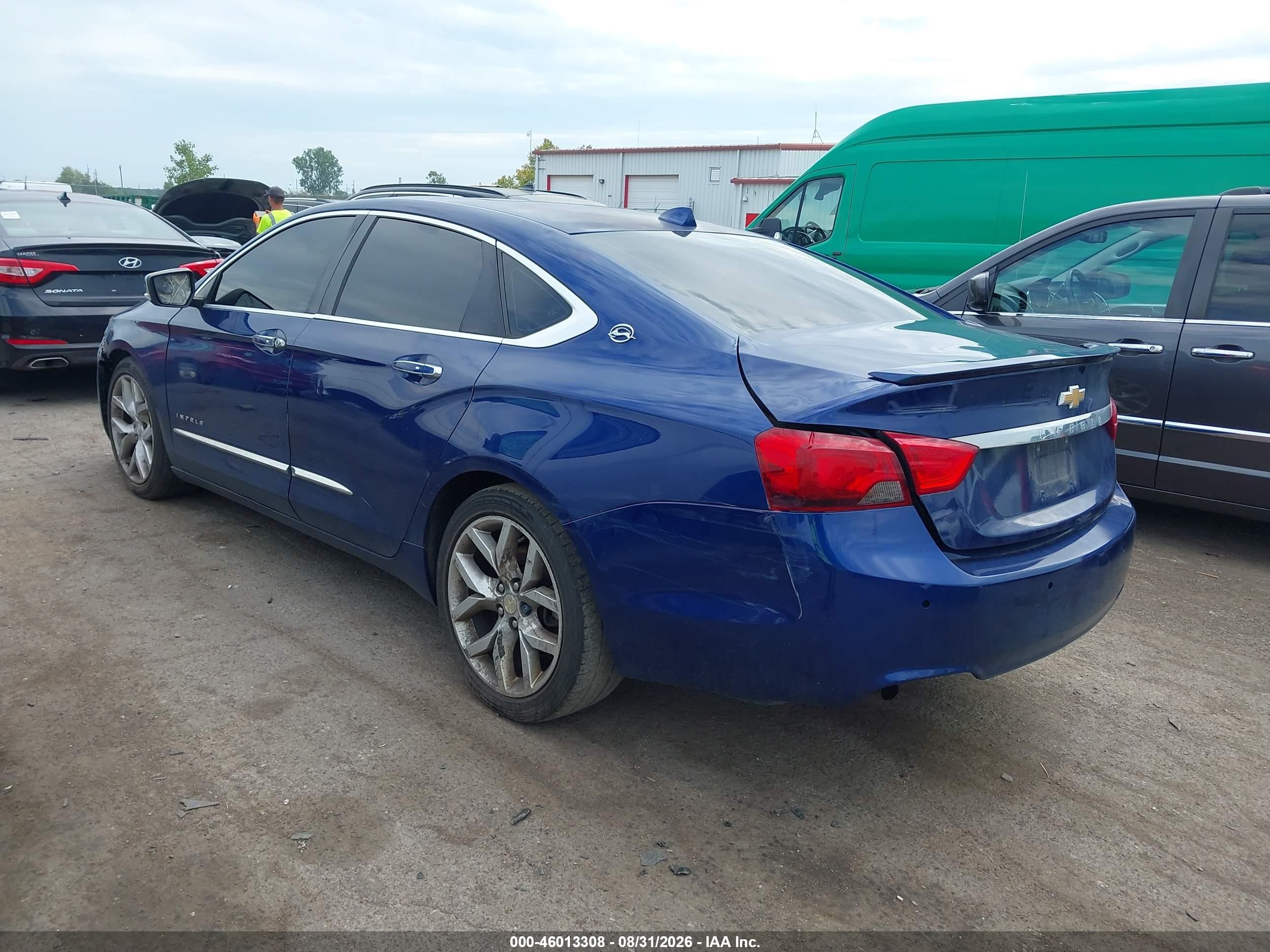 2014 Chevrolet Impala 2lz Синий vin: 1G1155S35EU168607