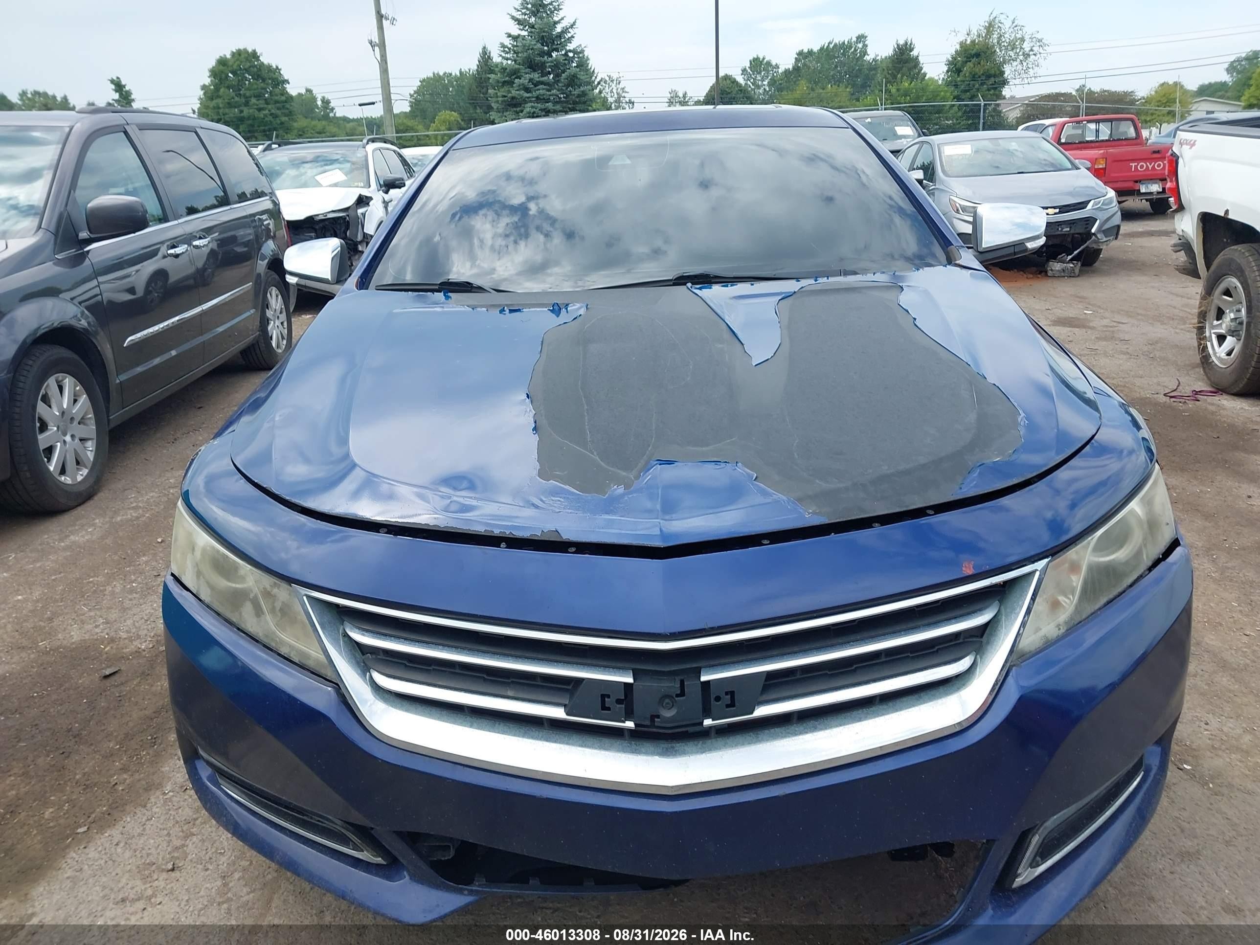 2014 Chevrolet Impala 2lz Синий vin: 1G1155S35EU168607
