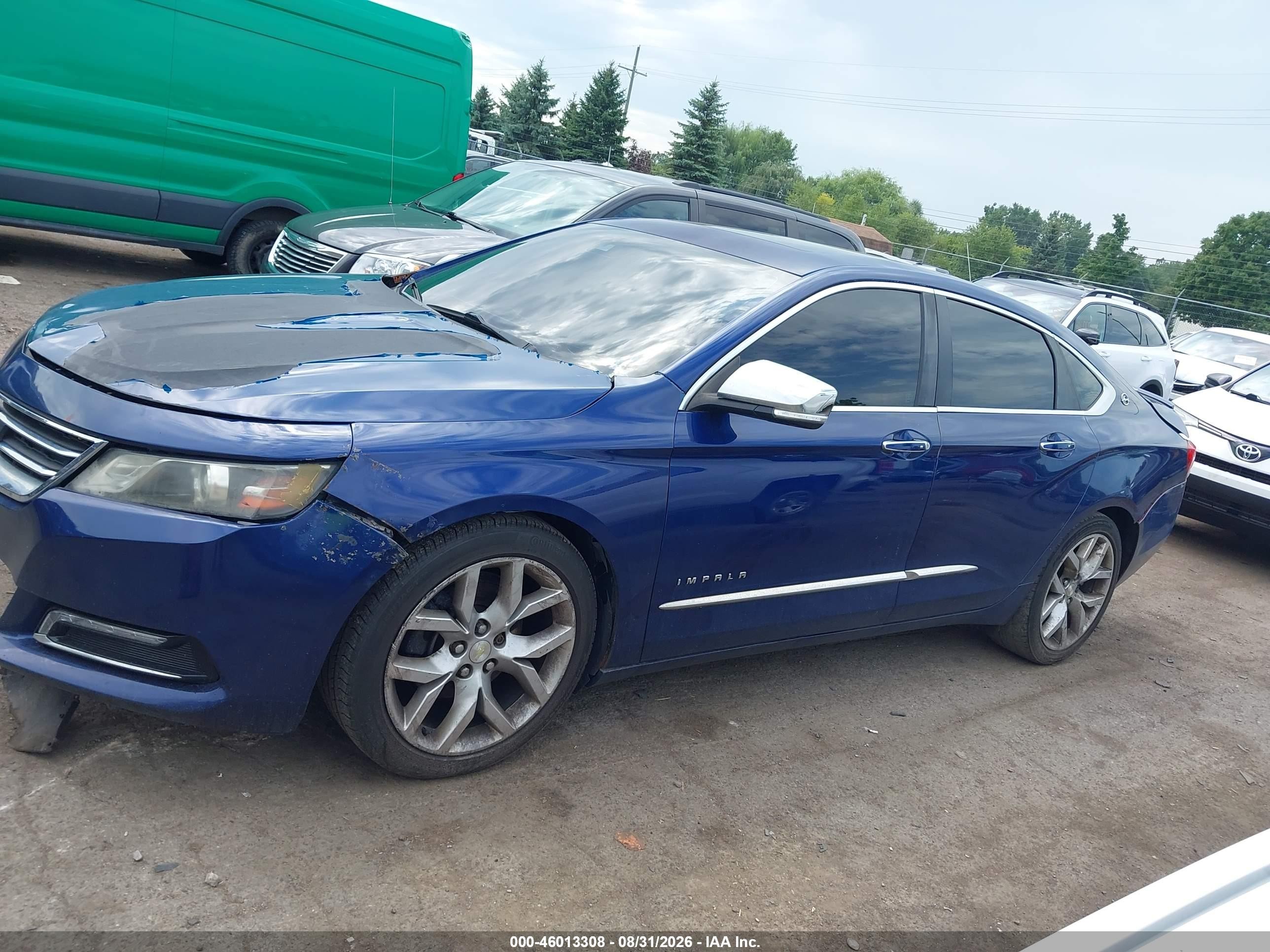 2014 Chevrolet Impala 2lz Синий vin: 1G1155S35EU168607