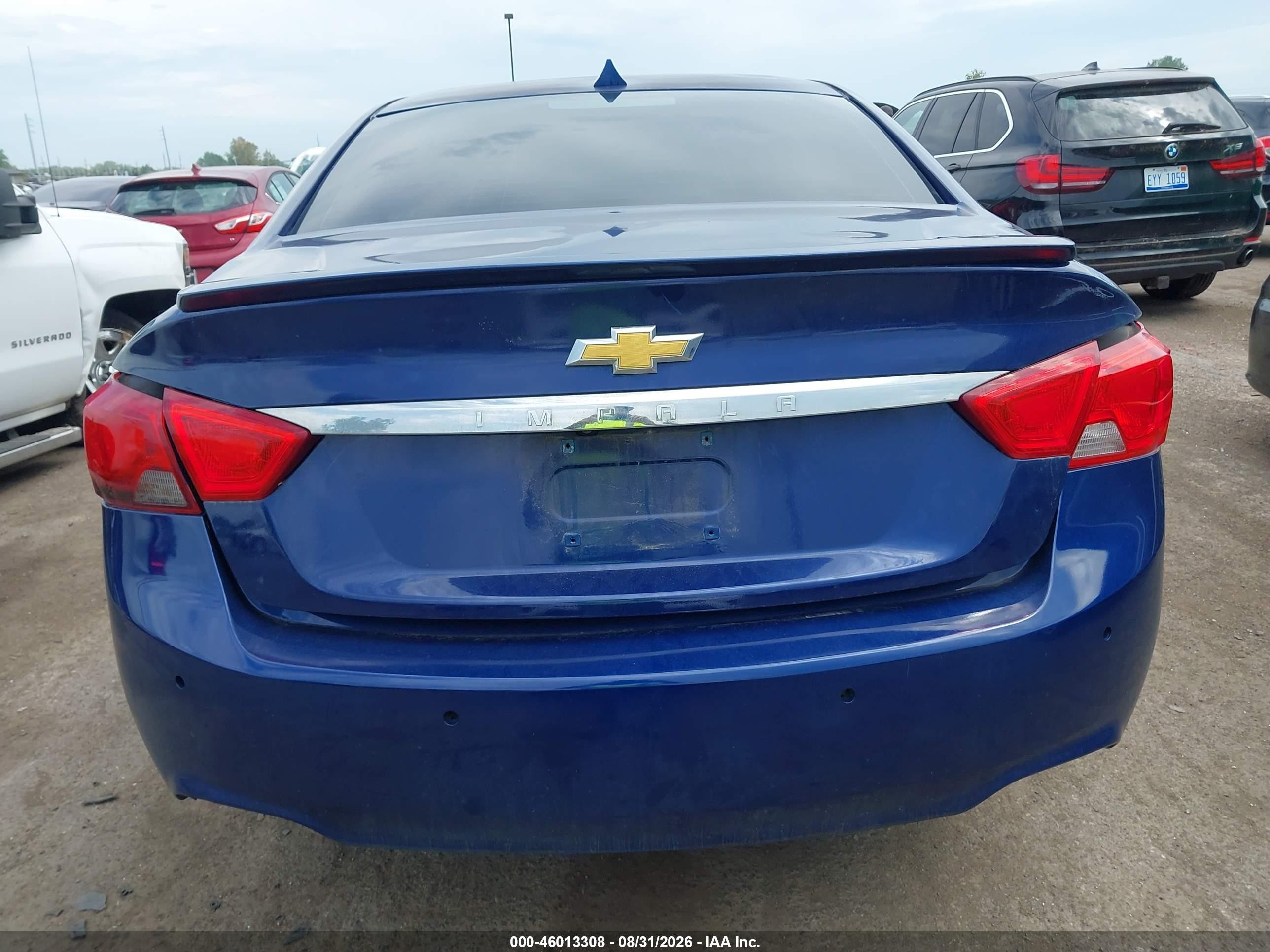2014 Chevrolet Impala 2lz Синий vin: 1G1155S35EU168607
