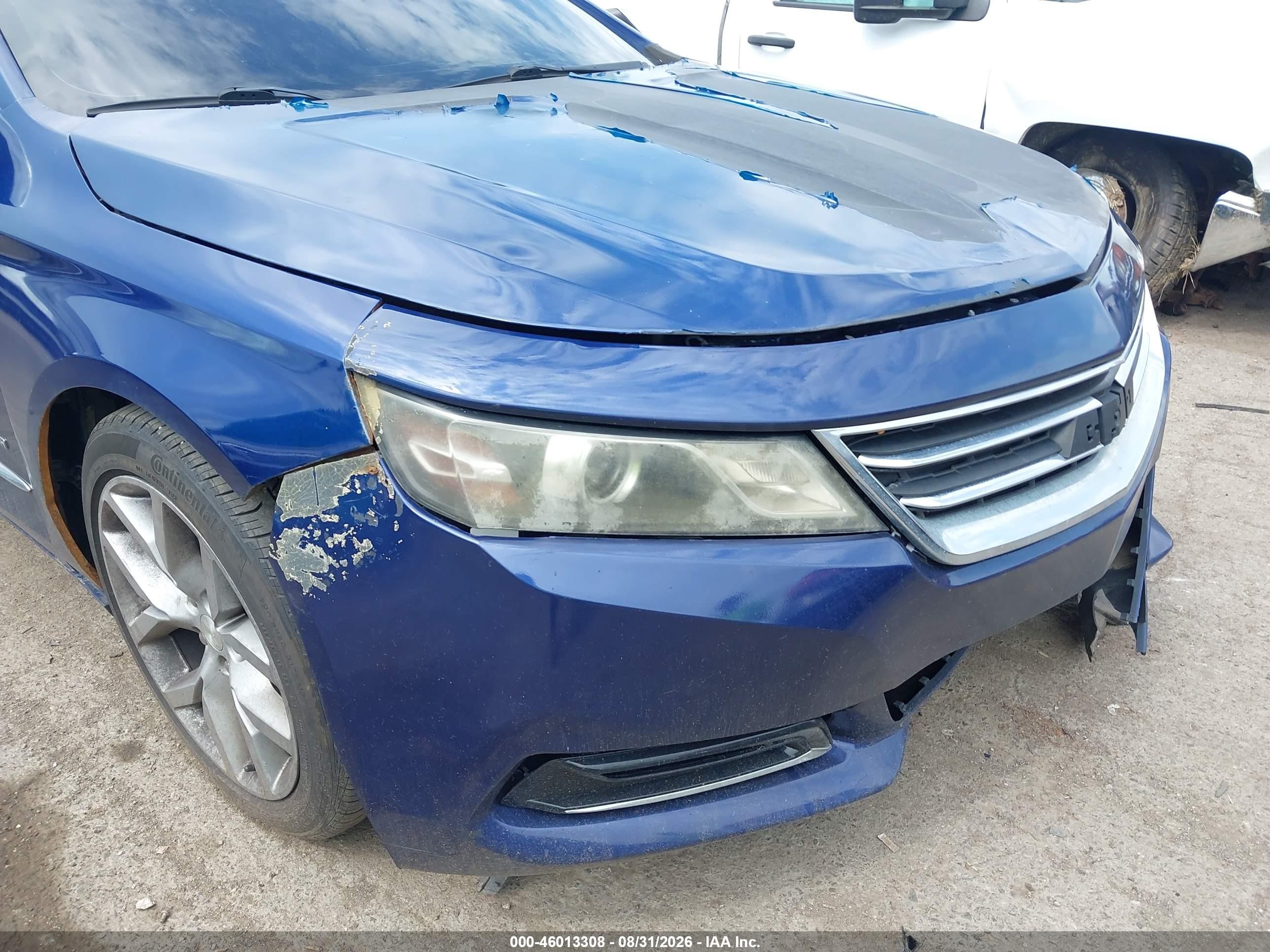 2014 Chevrolet Impala 2lz Синий vin: 1G1155S35EU168607