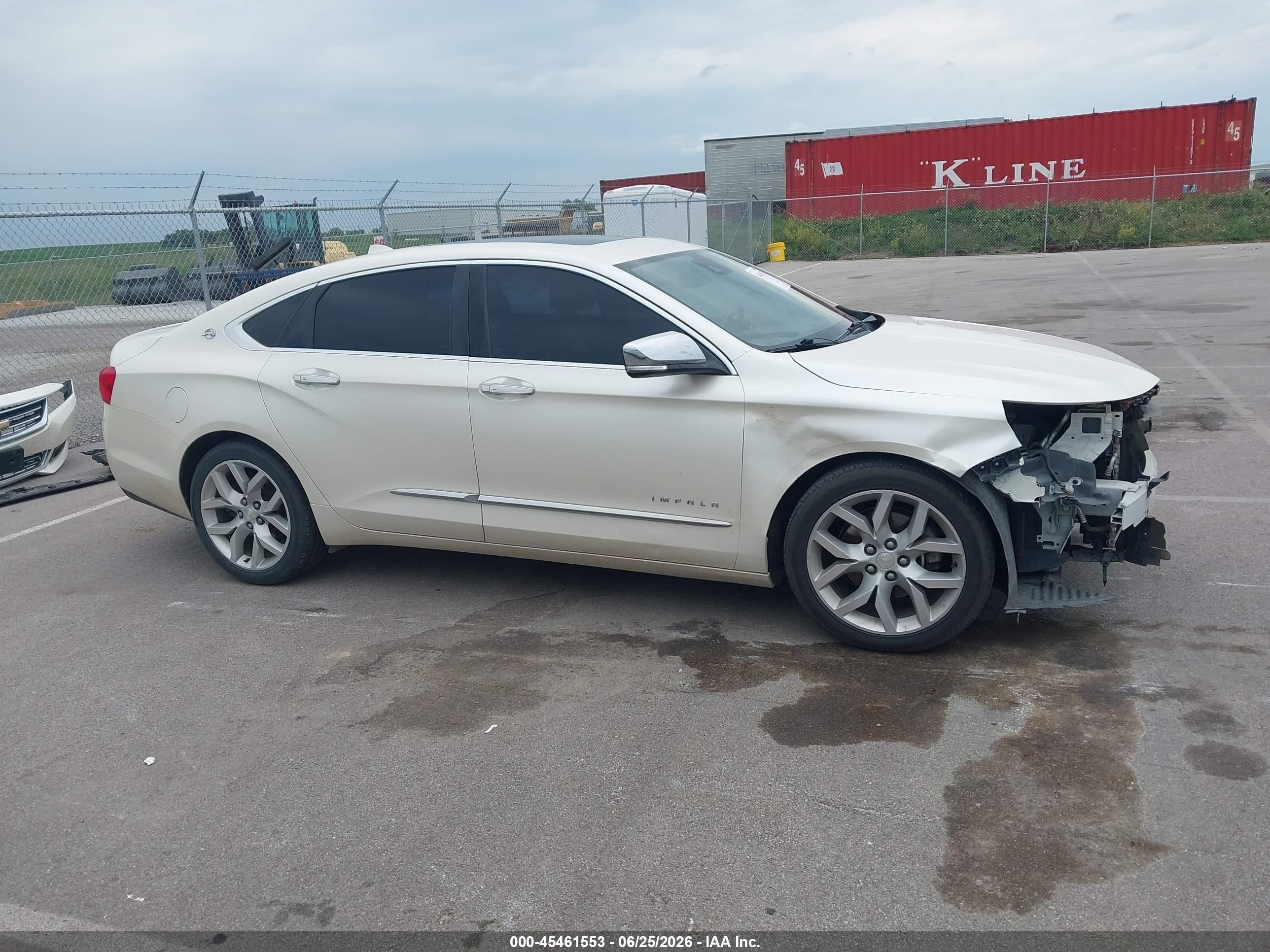 2014 Chevrolet Impala 2lz White vin: 1G1155S36EU124552