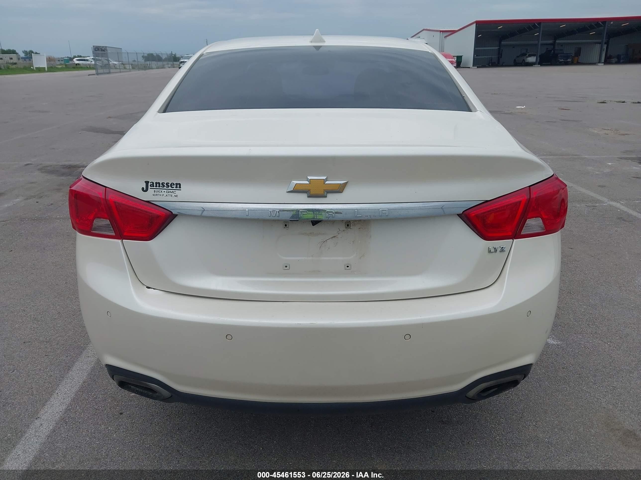 2014 Chevrolet Impala 2lz White vin: 1G1155S36EU124552