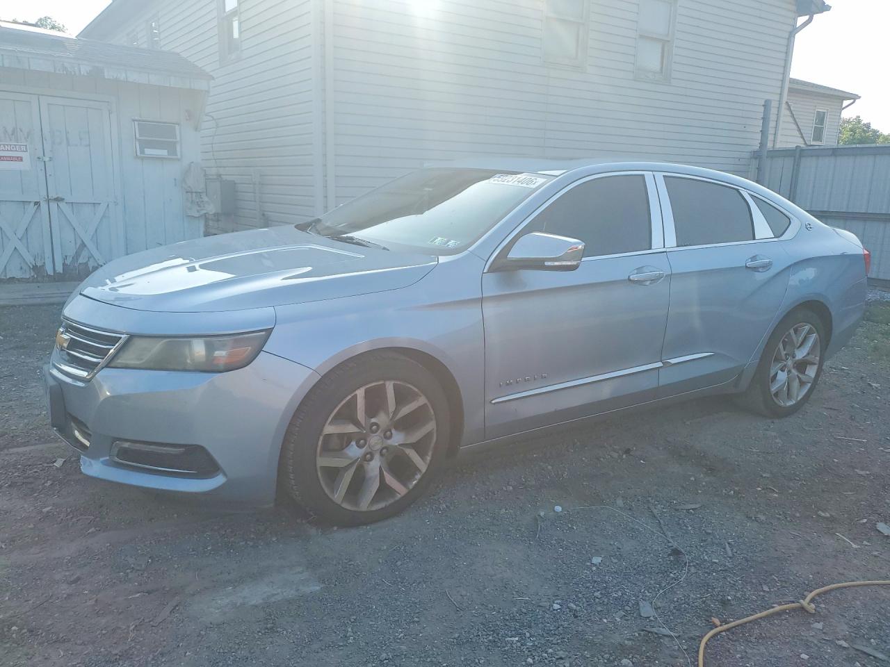 2014 Chevrolet Impala Ltz Blue vin: 1G1155S37EU115245