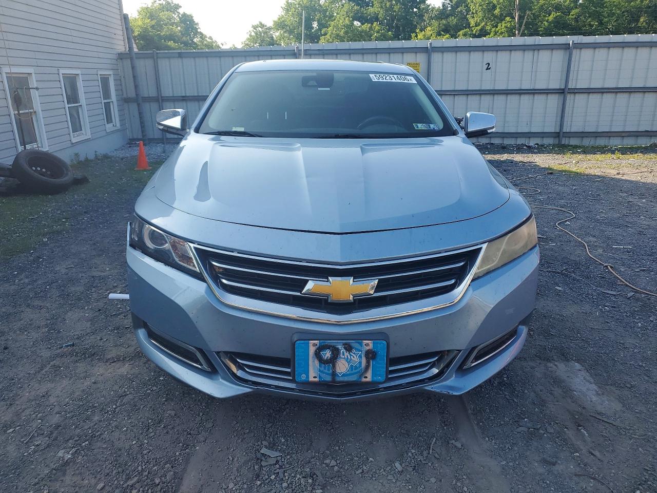 2014 Chevrolet Impala Ltz Blue vin: 1G1155S37EU115245