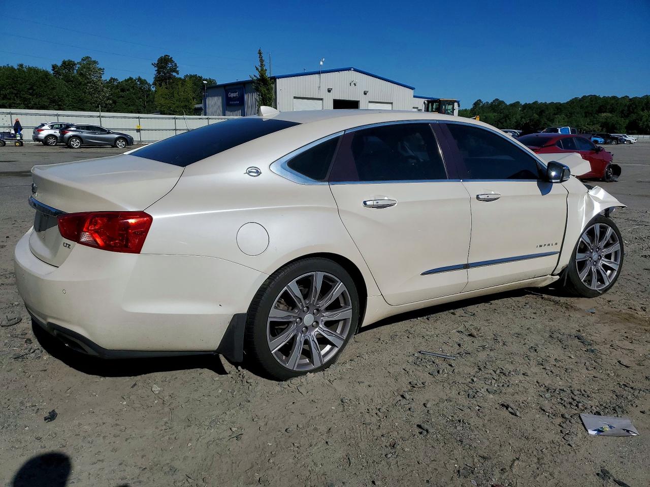 2014 Chevrolet Impala Ltz Beige vin: 1G1155S38EU106232