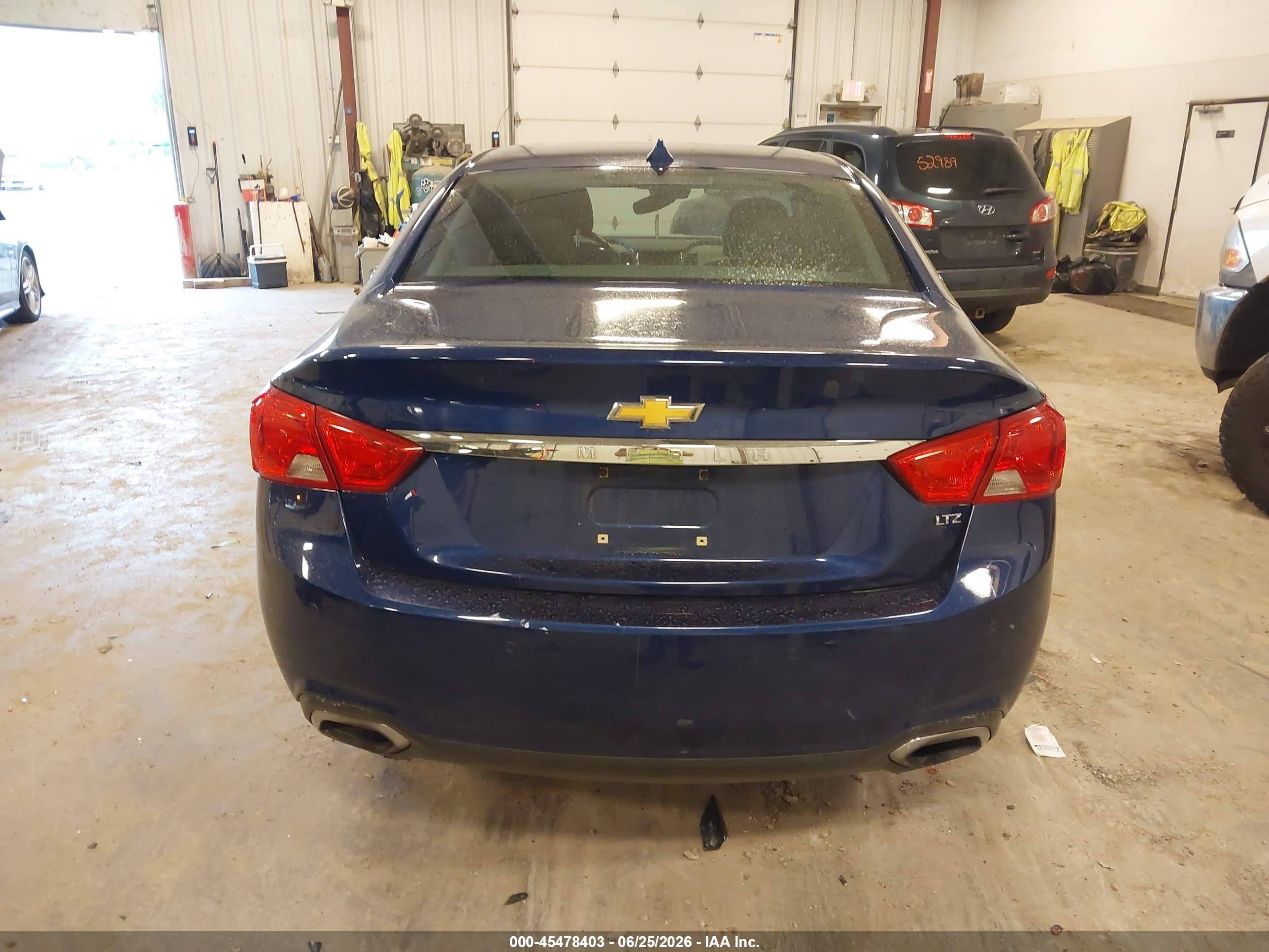 2014 Chevrolet Impala 2lz Dark Blue vin: 1G1155S38EU130899