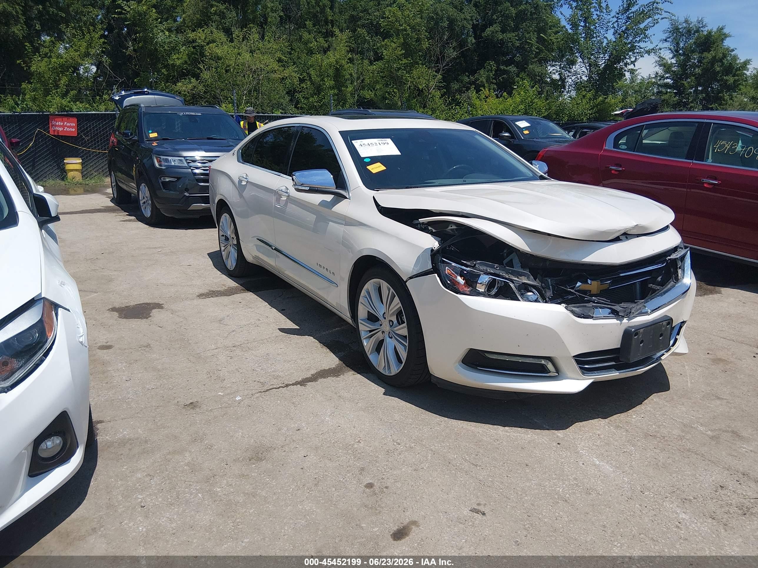 2014 Chevrolet Impala 2lz Белый vin: 1G1155S39EU106093