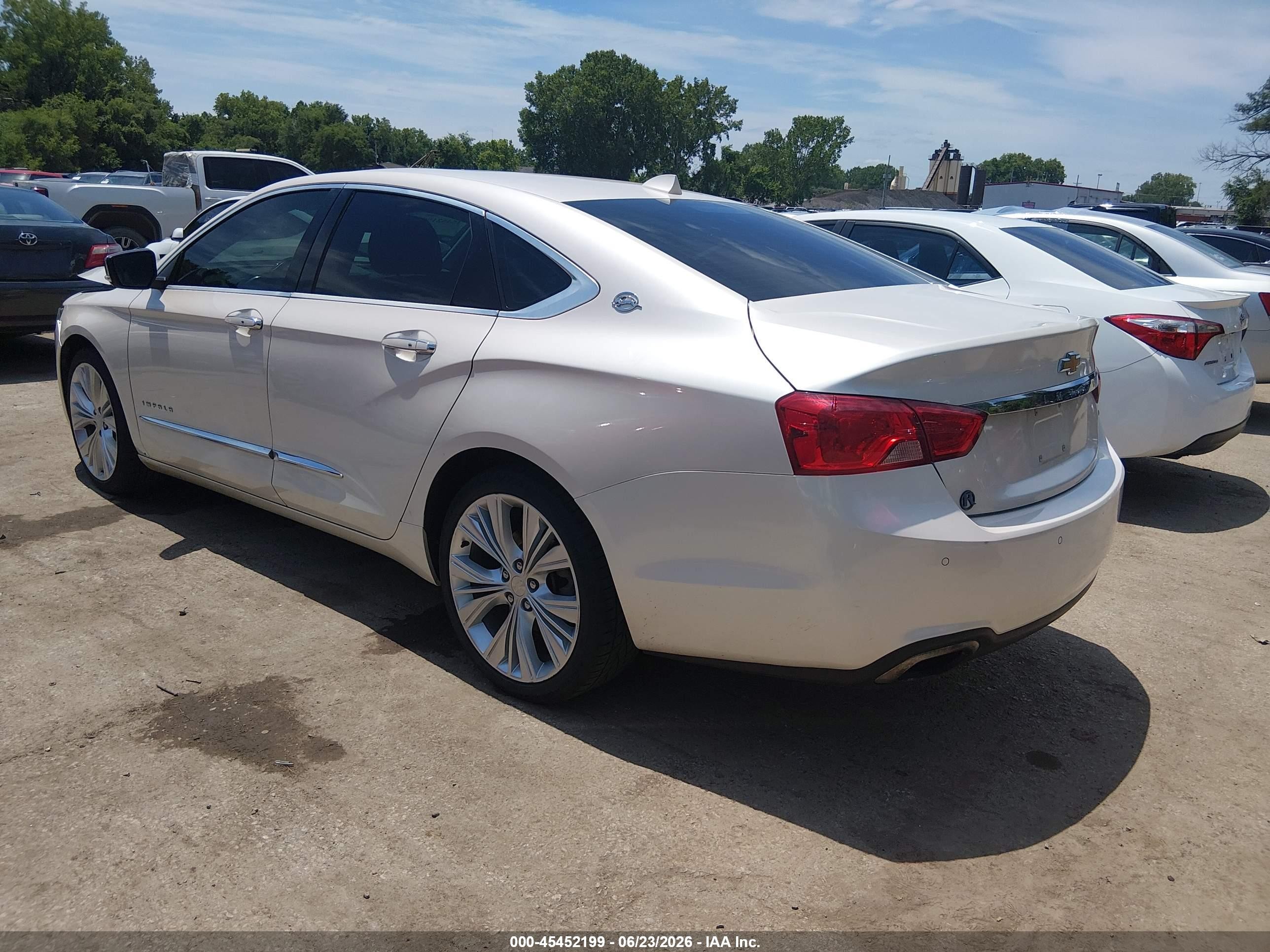 2014 Chevrolet Impala 2lz White vin: 1G1155S39EU106093