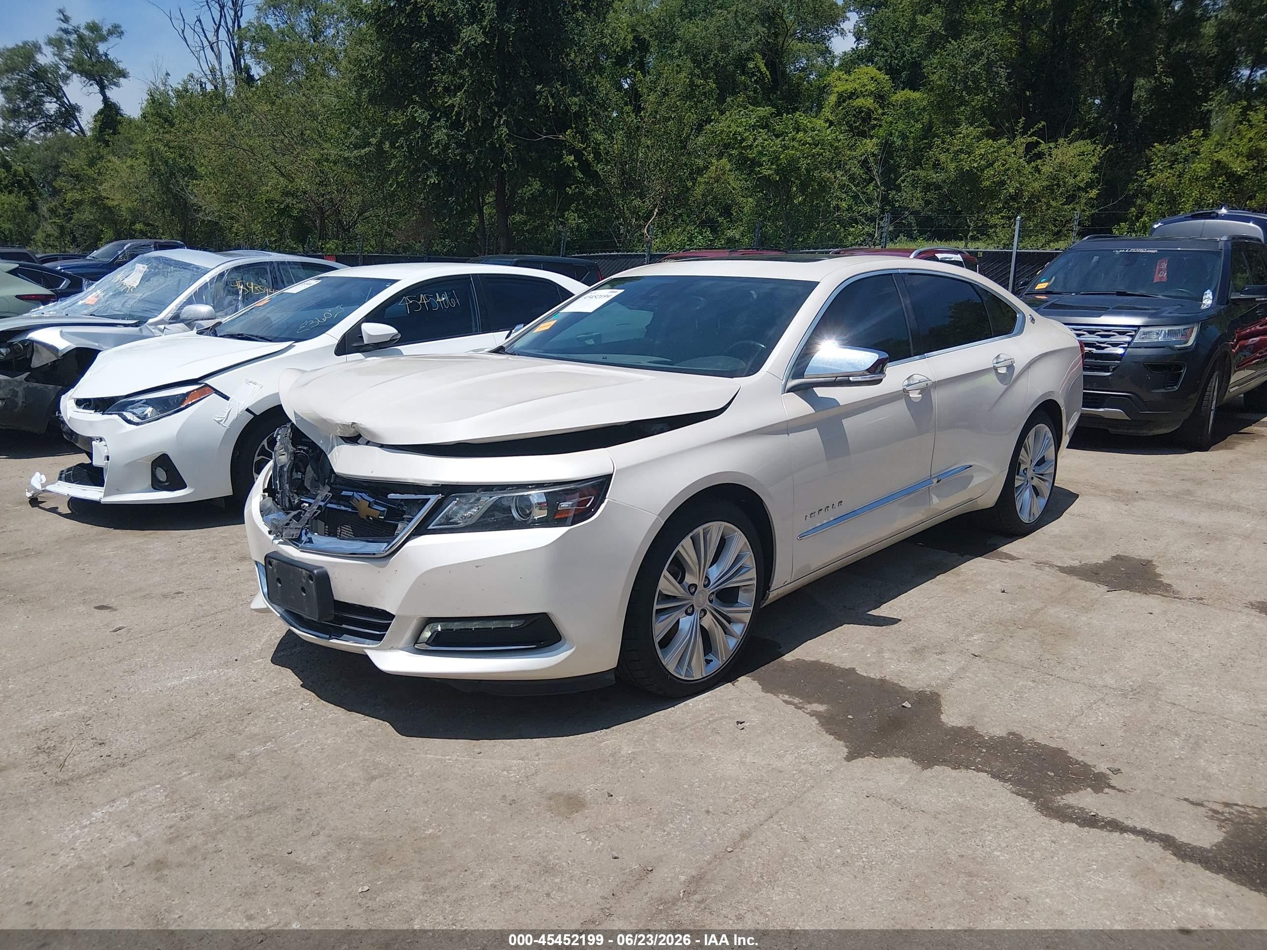 2014 Chevrolet Impala 2lz White vin: 1G1155S39EU106093