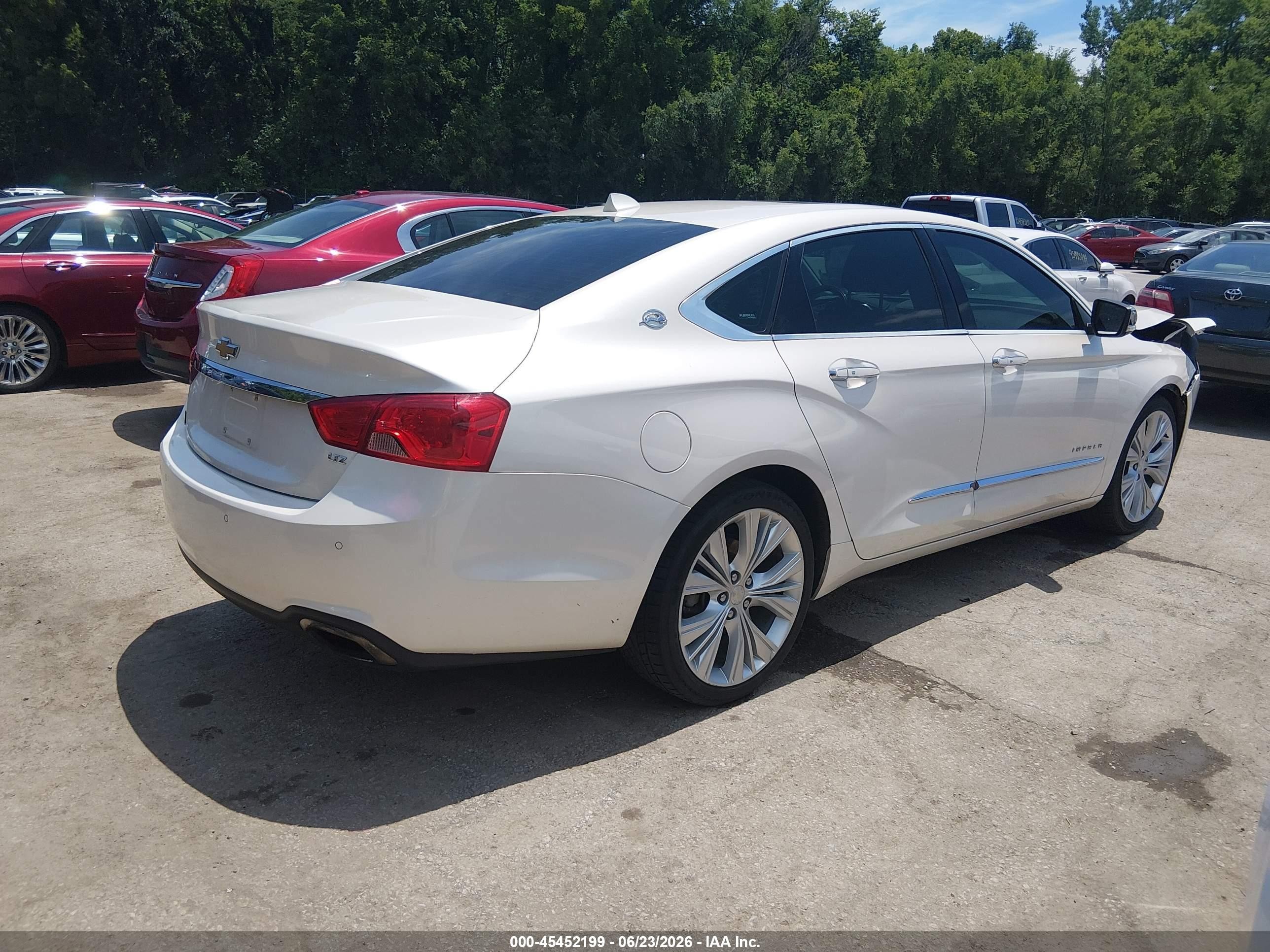 2014 Chevrolet Impala 2lz White vin: 1G1155S39EU106093