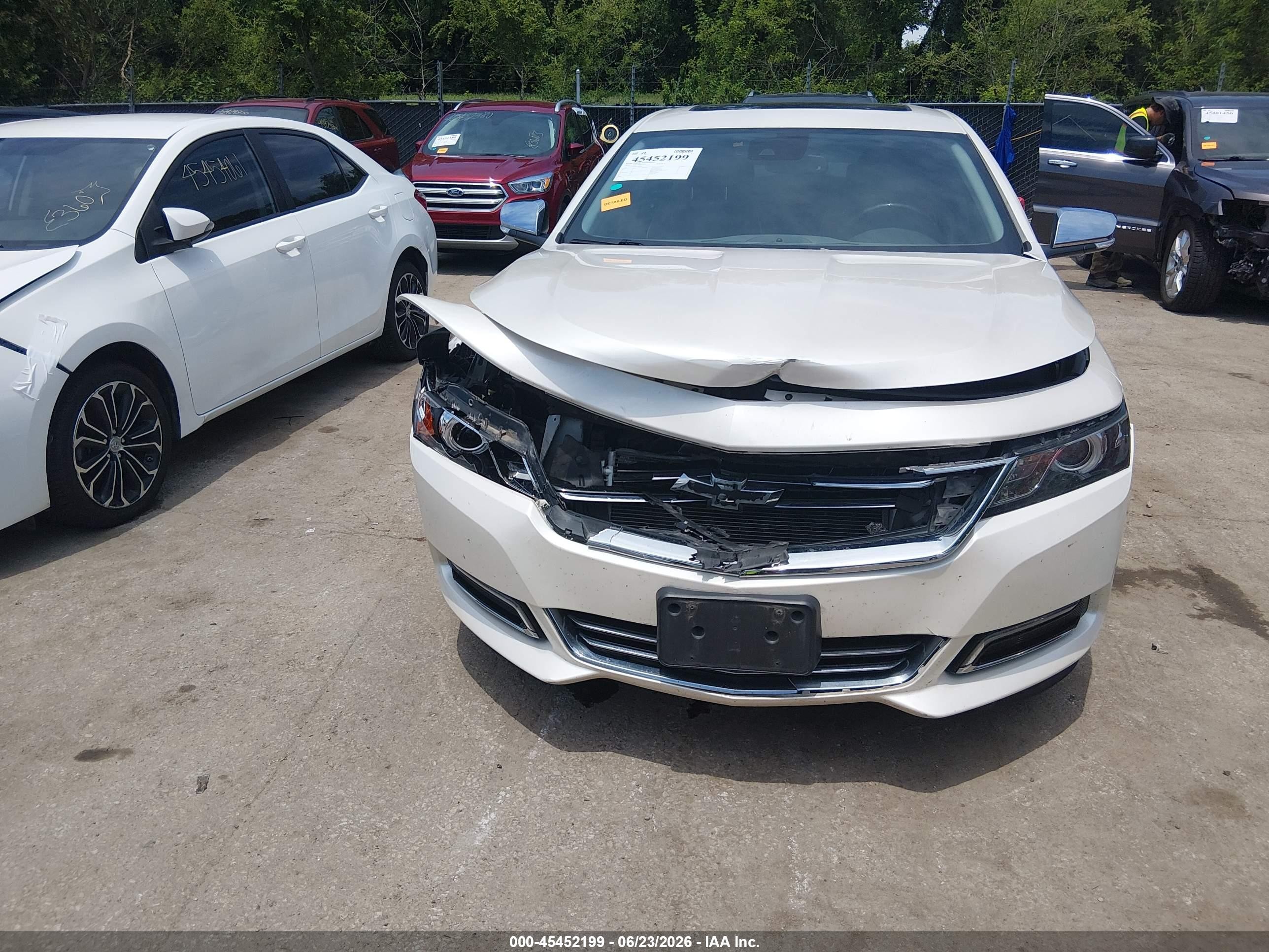2014 Chevrolet Impala 2lz White vin: 1G1155S39EU106093