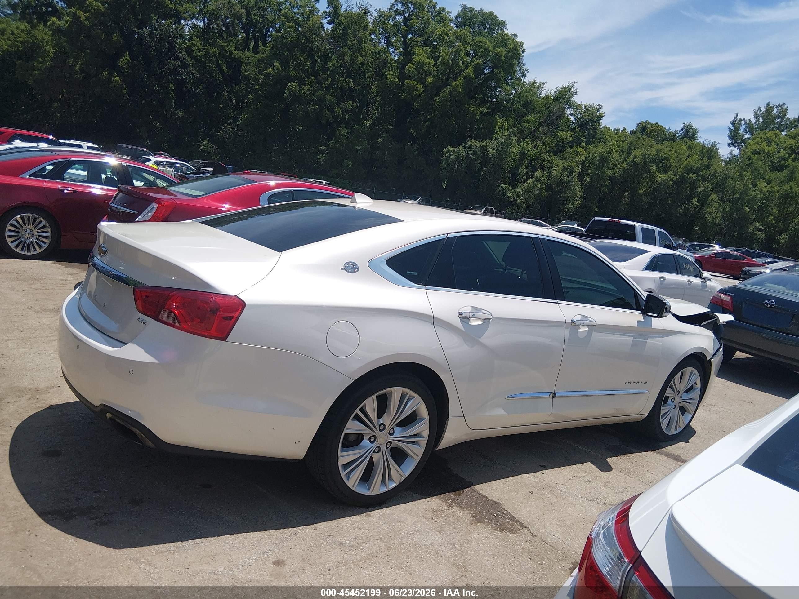 2014 Chevrolet Impala 2lz White vin: 1G1155S39EU106093
