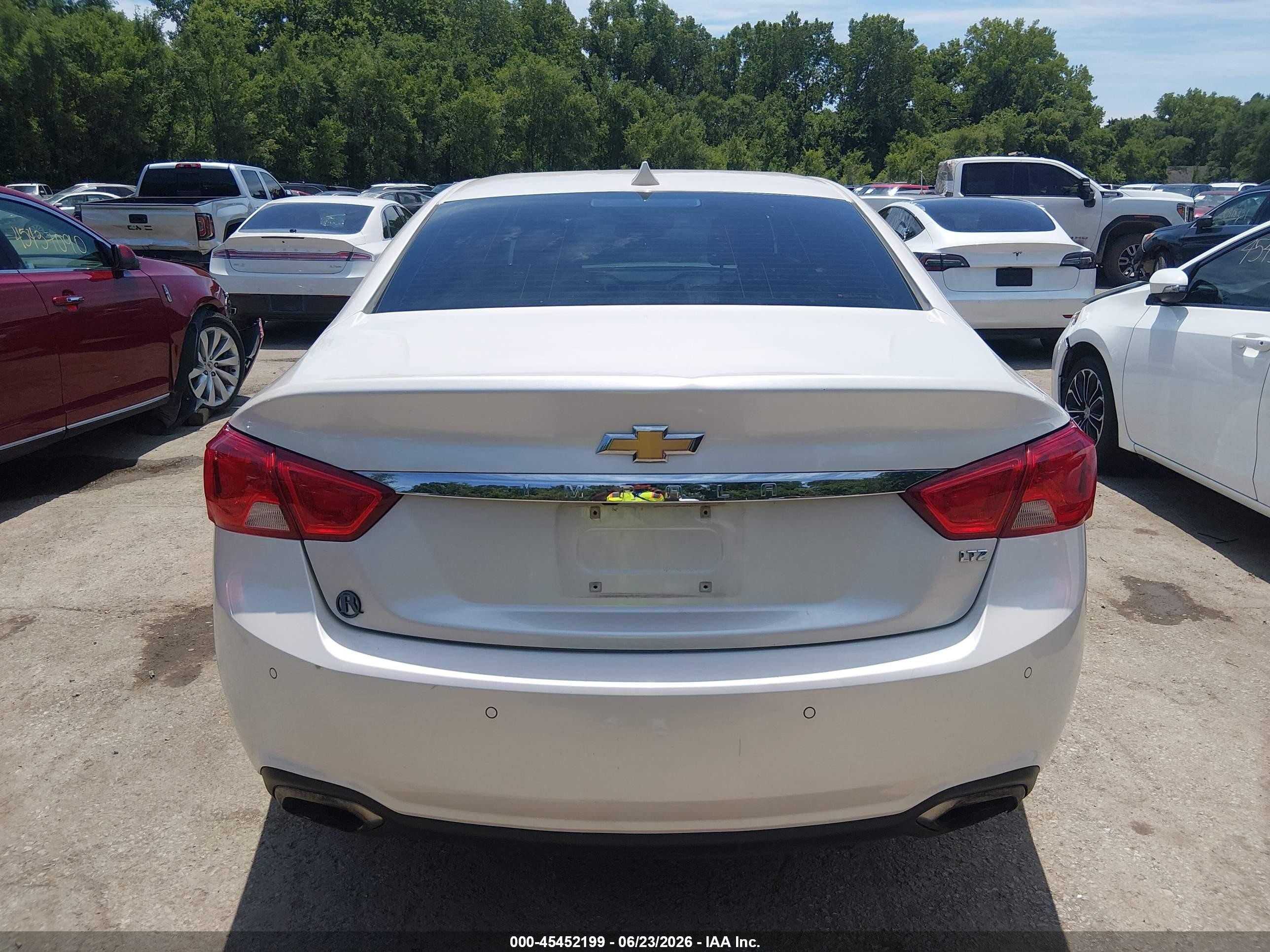 2014 Chevrolet Impala 2lz White vin: 1G1155S39EU106093
