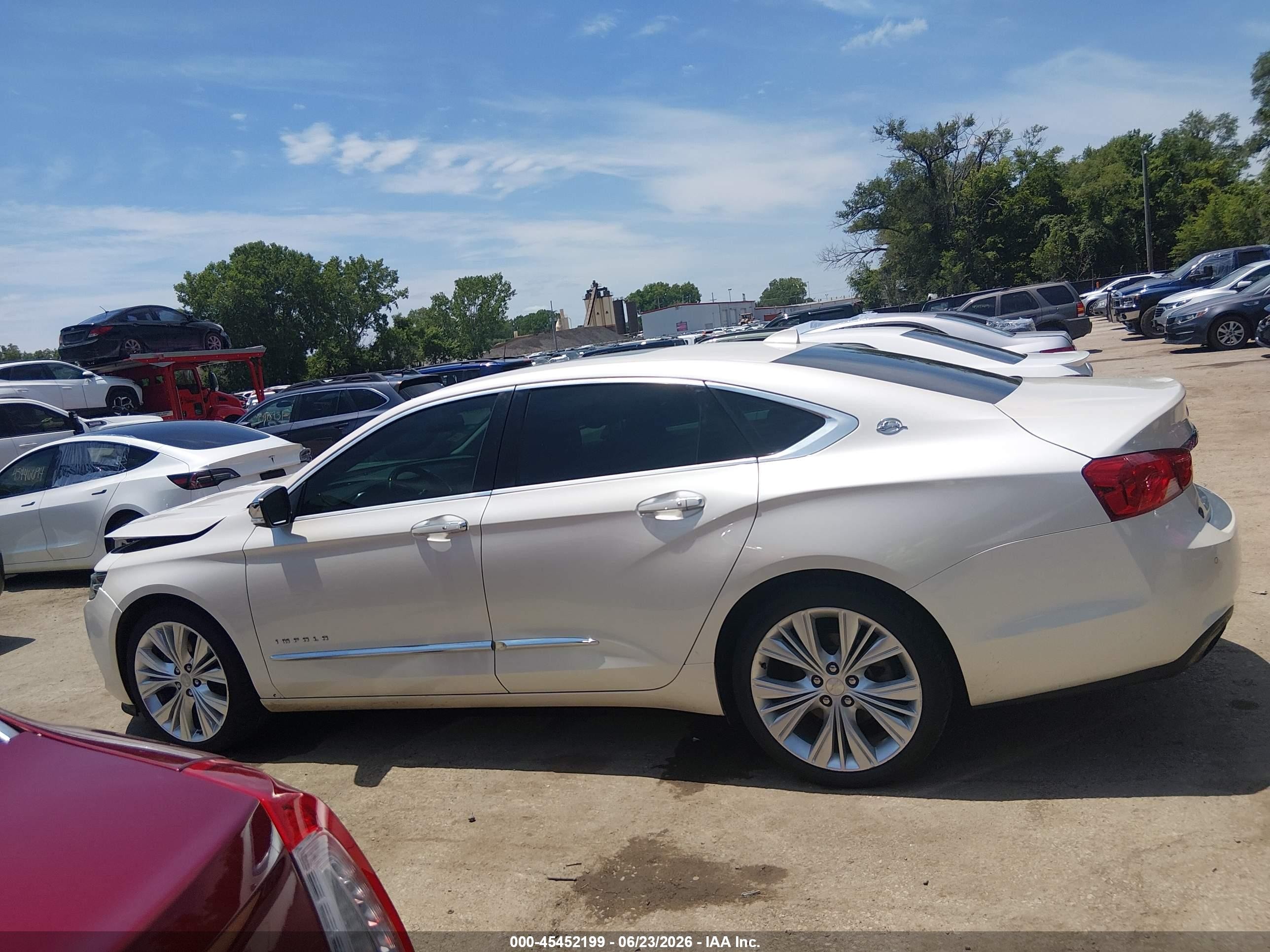 2014 Chevrolet Impala 2lz White vin: 1G1155S39EU106093